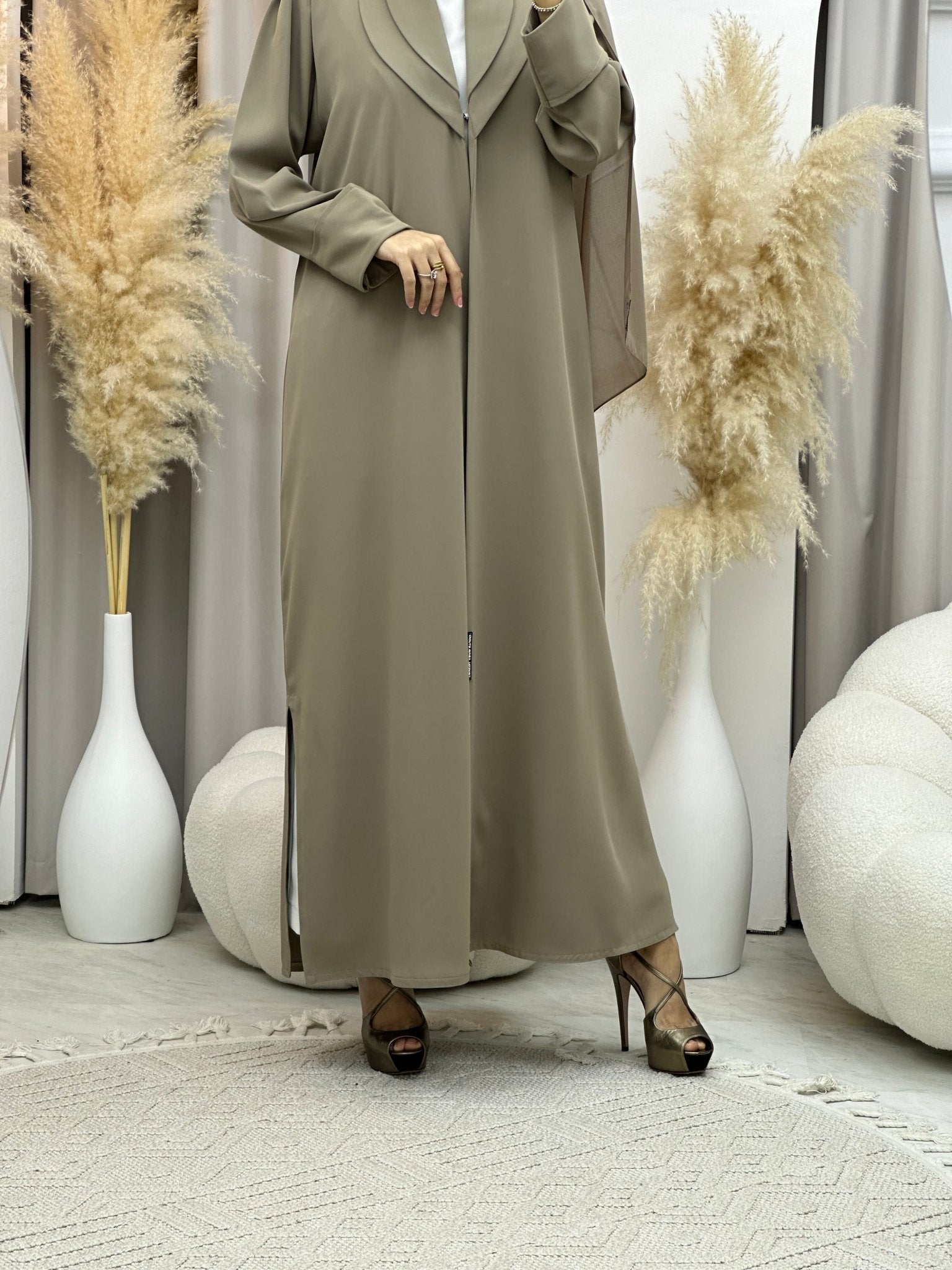 C 0003 - 03 Beige Angelica Eid Abaya