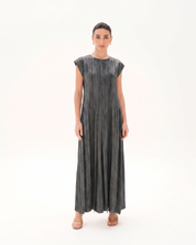 C 0013-02 Premium Dark Grey Under Abaya Dress