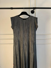 C 0013-02 Premium Dark Grey Under Abaya Dress