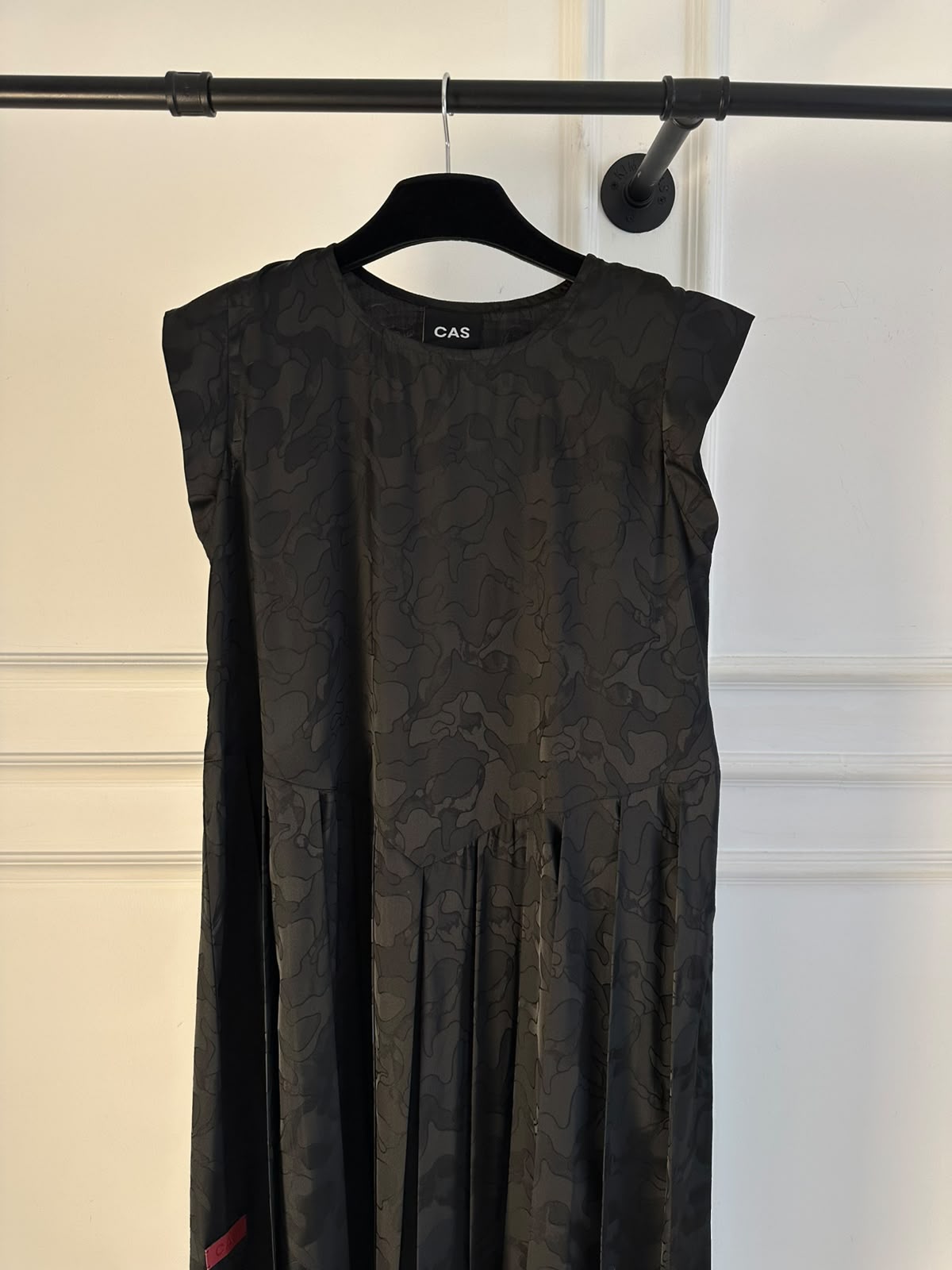 C 0016 Premium Black Printed Under Abaya Dress