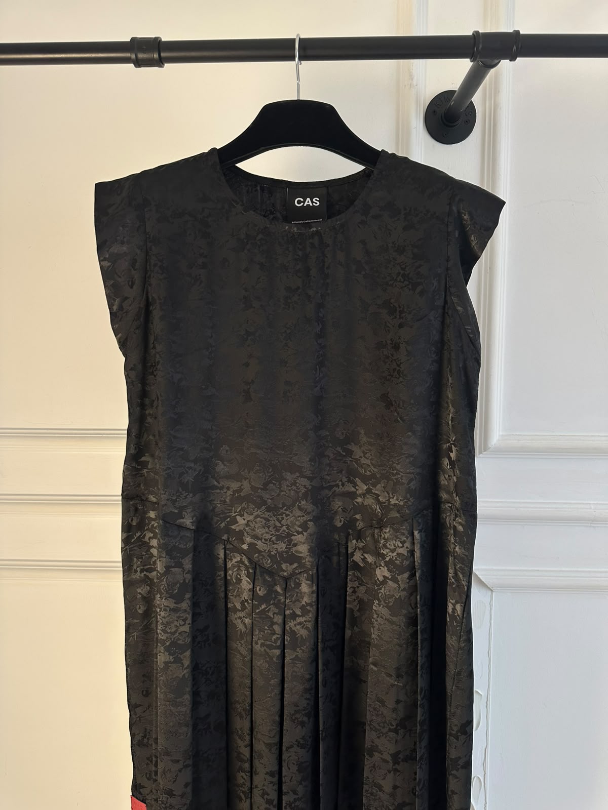 C 0017 Premium Black Printed Under Abaya Dress