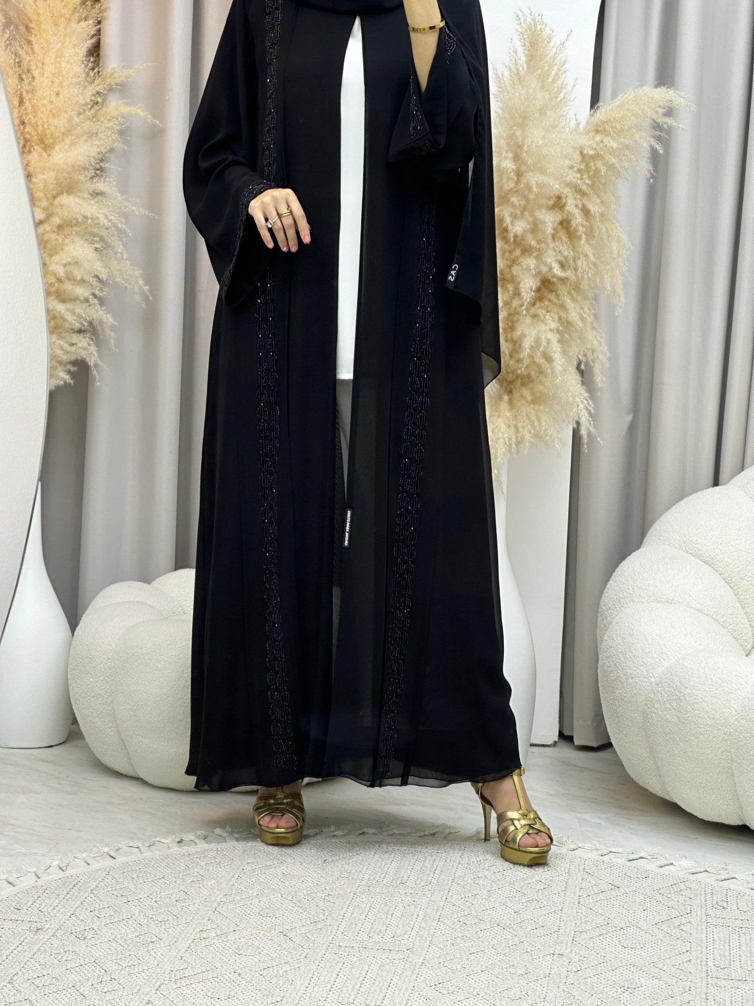 C 0021 Black Eid Abaya