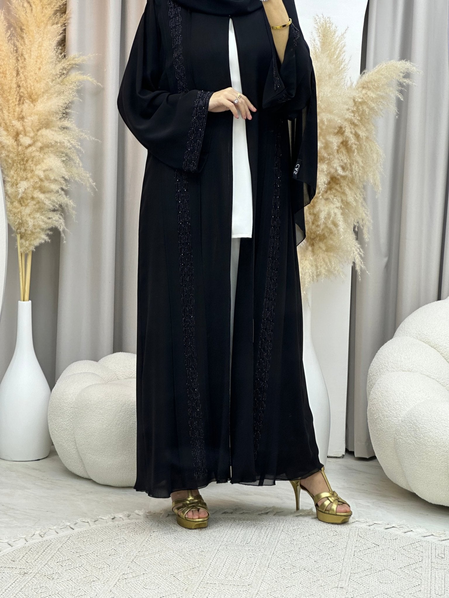 C 0021 Black Eid Abaya