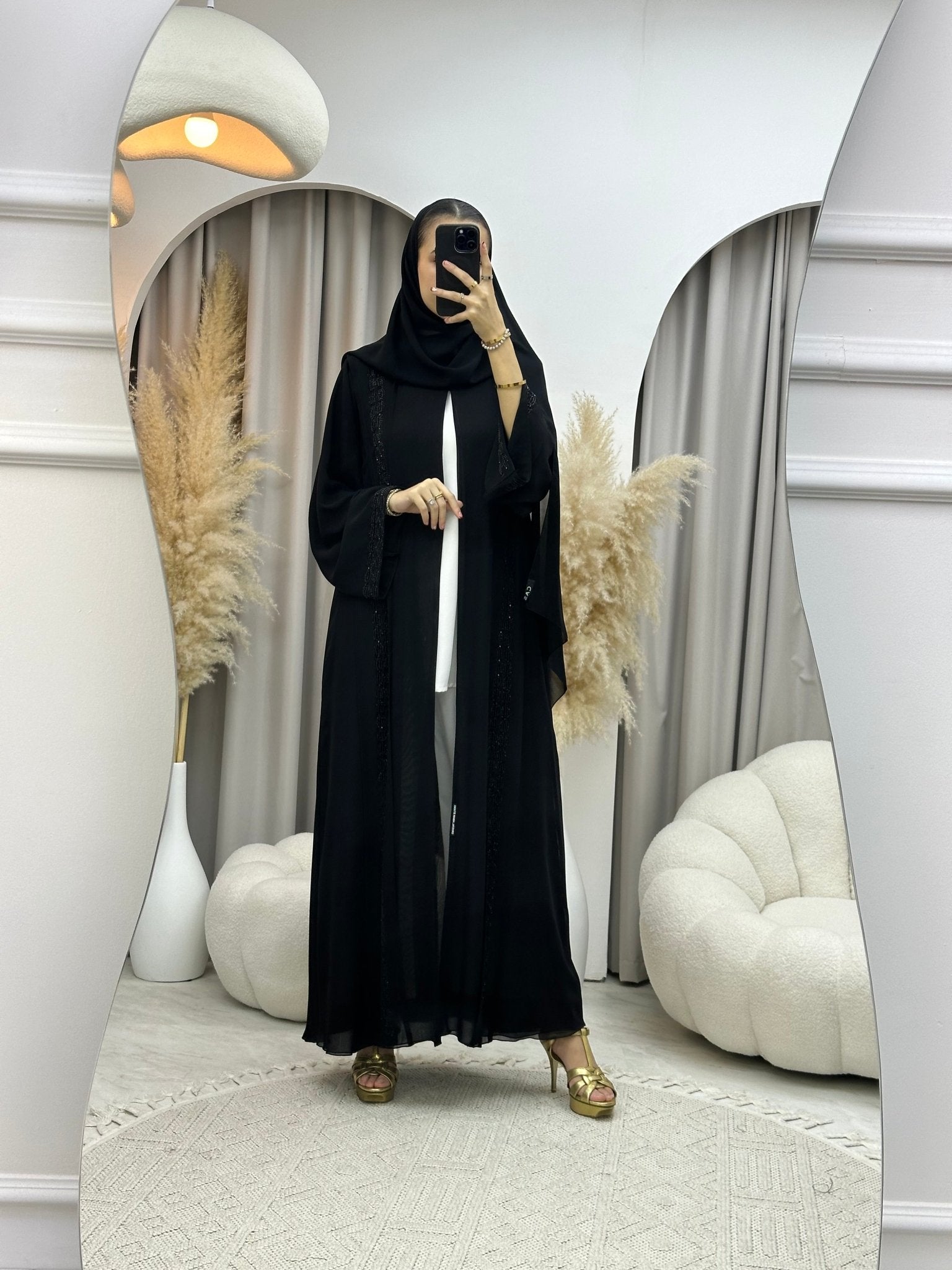 C 0021 Black Eid Abaya