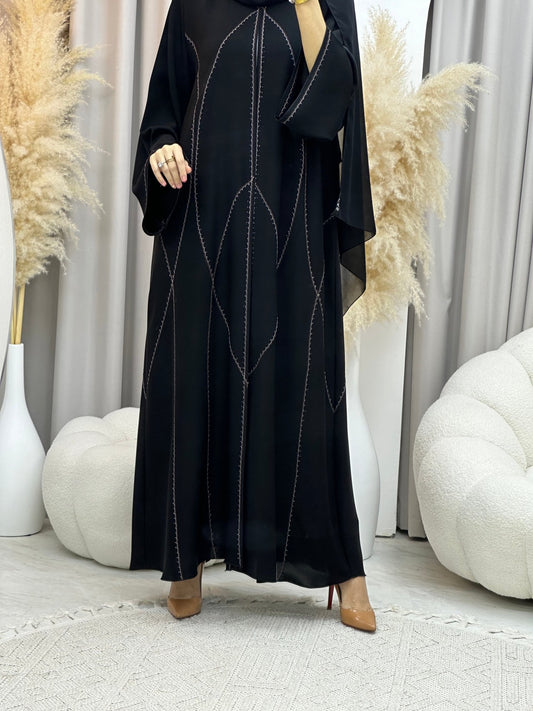 C 0022 Black Eid Abaya