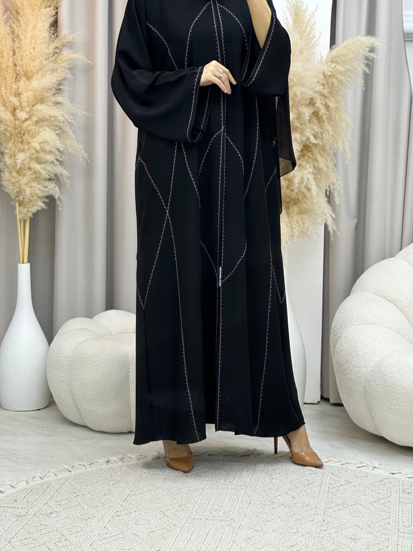 C 0022 Black Eid Abaya