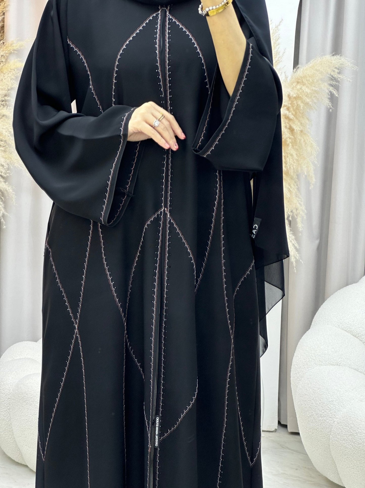 C 0022 Black Eid Abaya