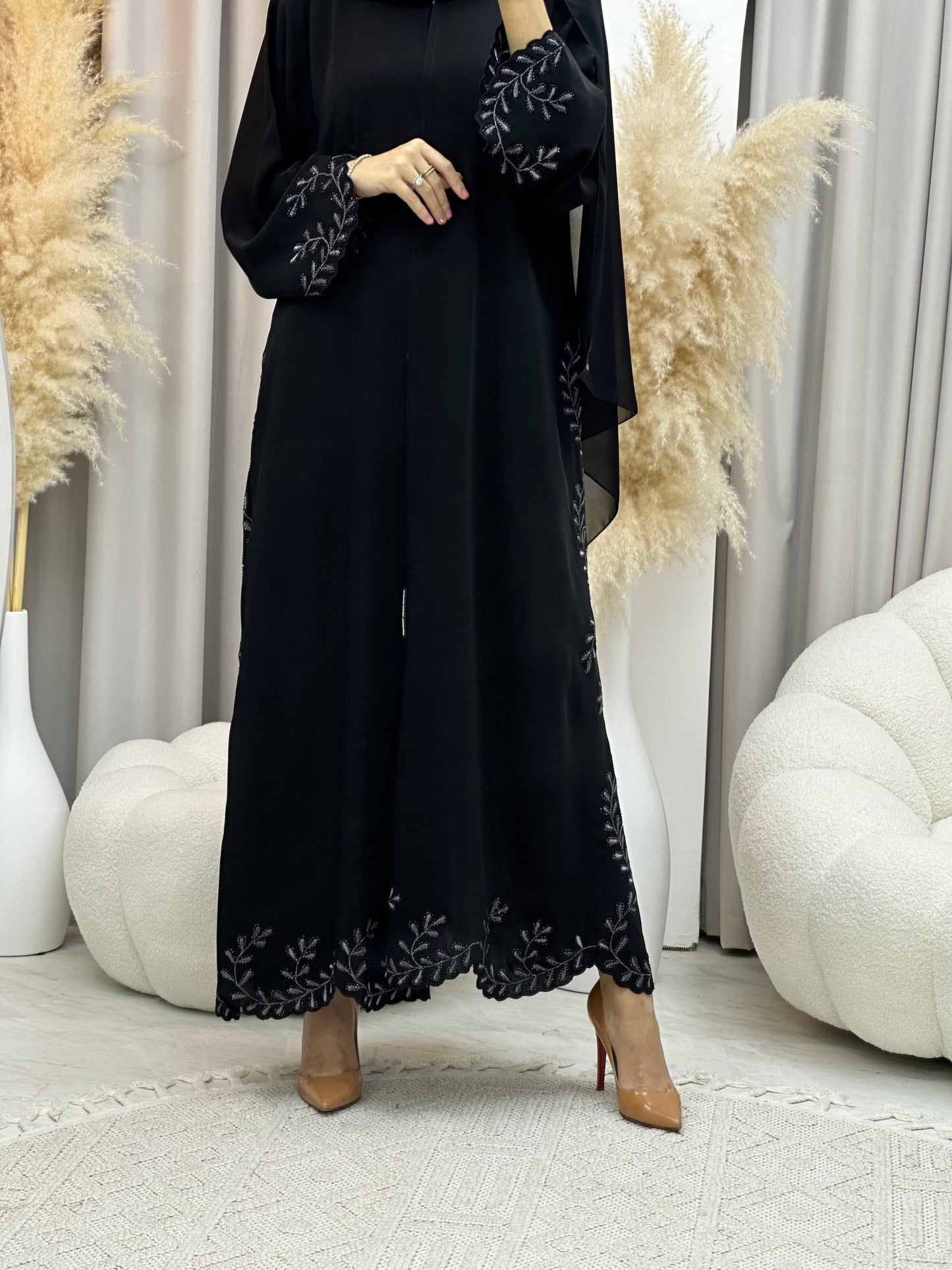 C 0023 Black Eid Abaya