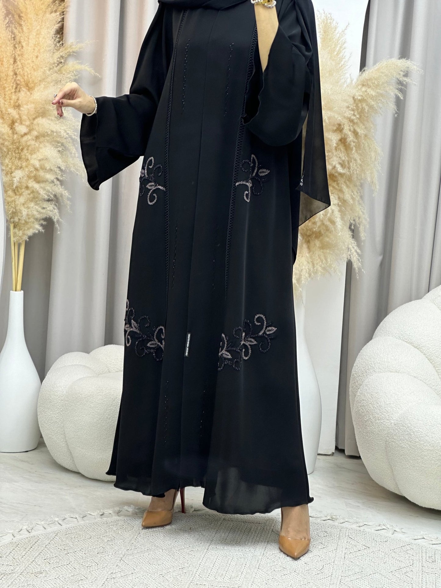 C 0024 Black Eid Abaya