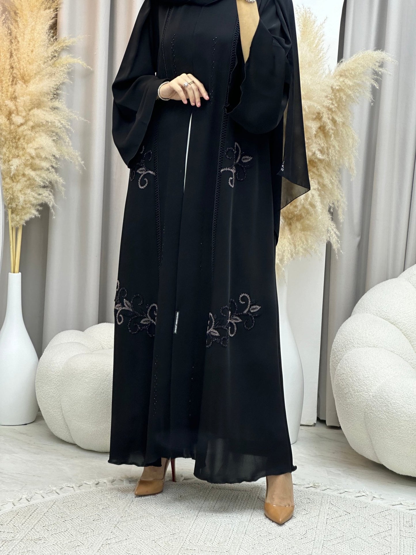 C 0024 Black Eid Abaya