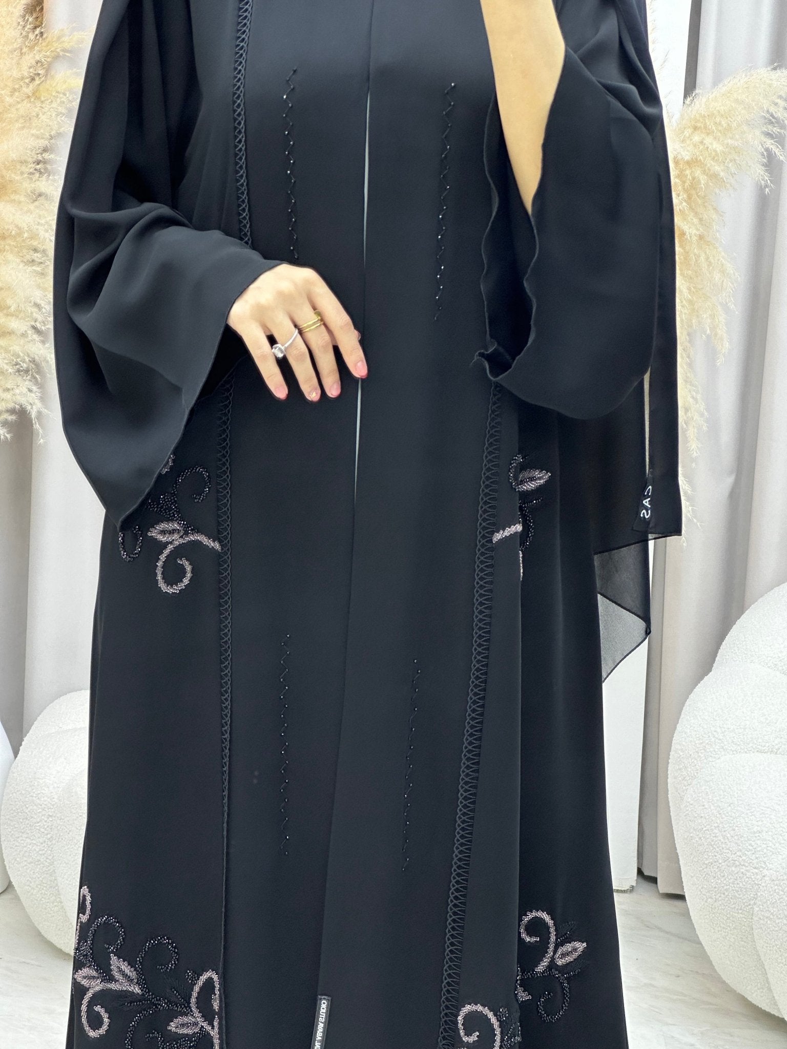 C 0024 Black Eid Abaya