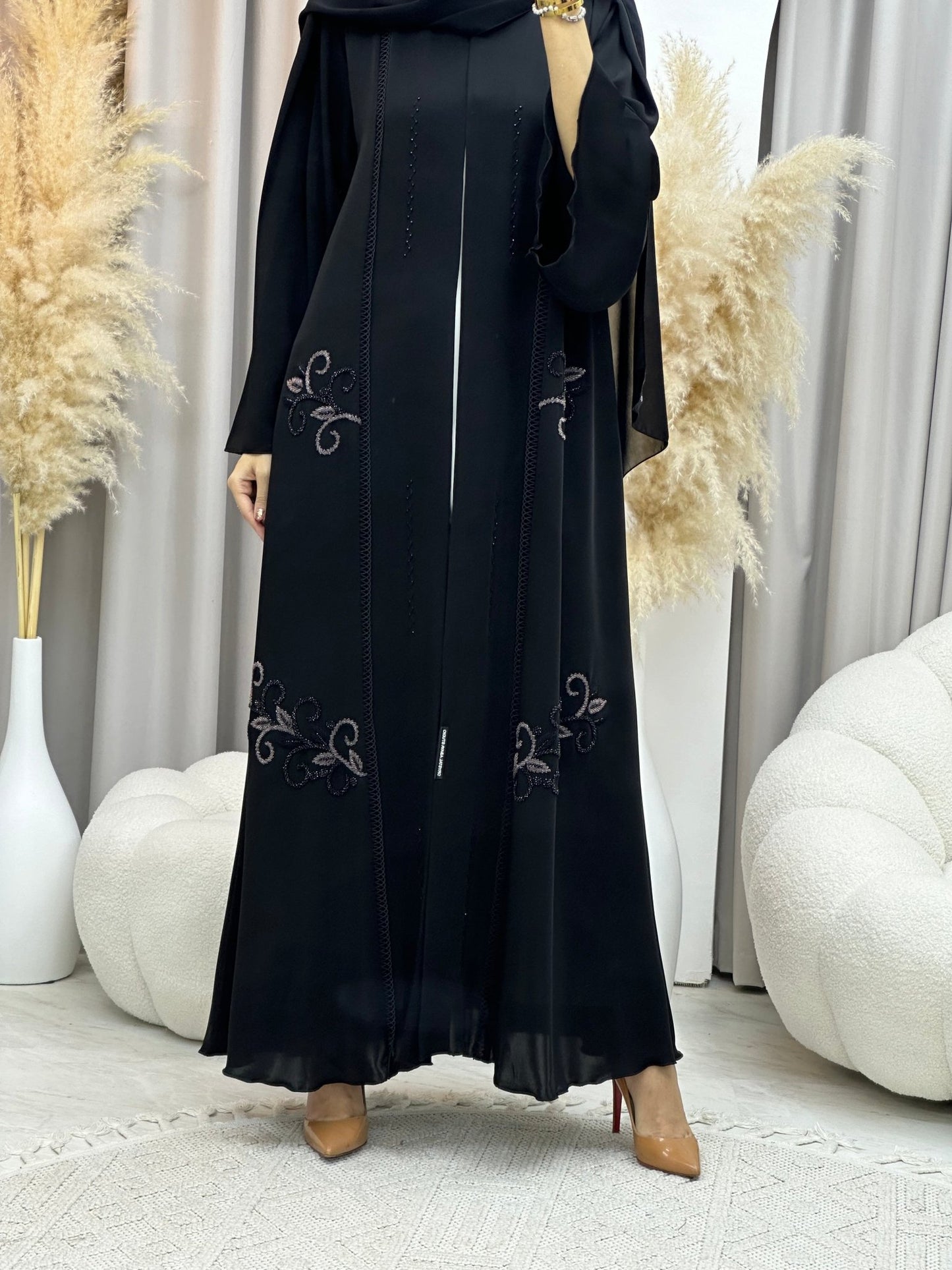 C 0024 Black Eid Abaya