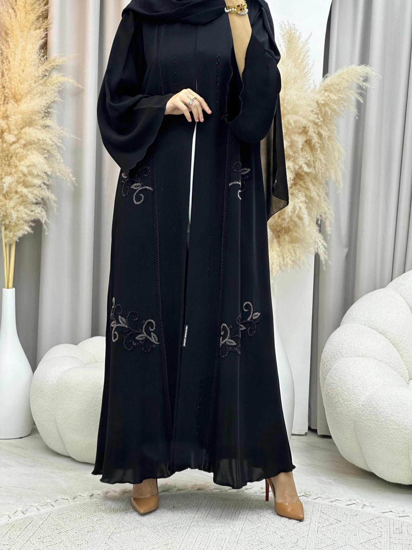 C 0024 Black Eid Abaya