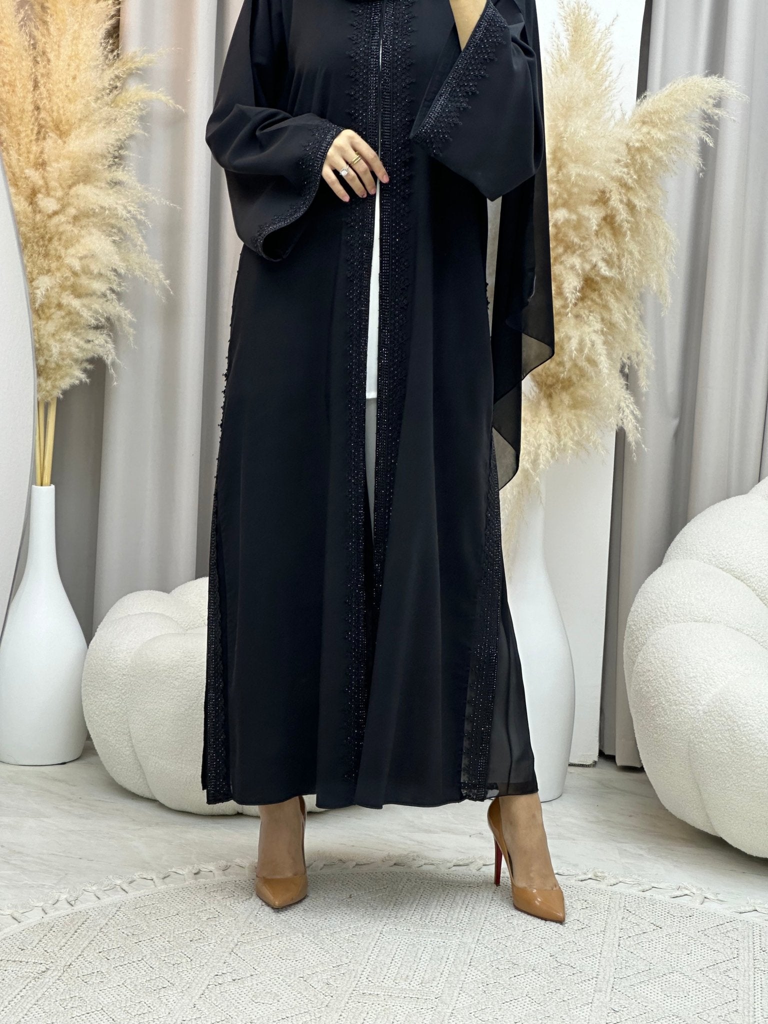 C 0025 Black Eid Abaya