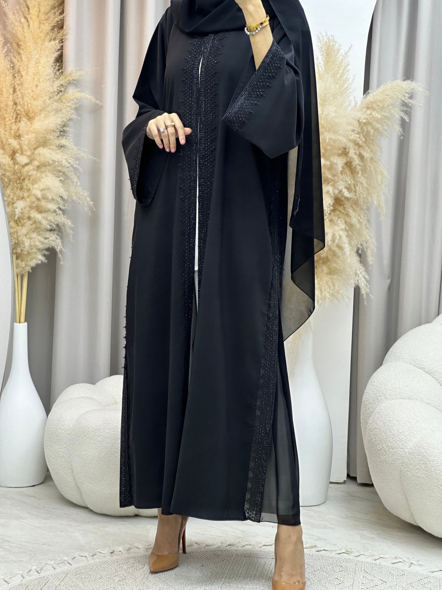 C 0025 Black Eid Abaya