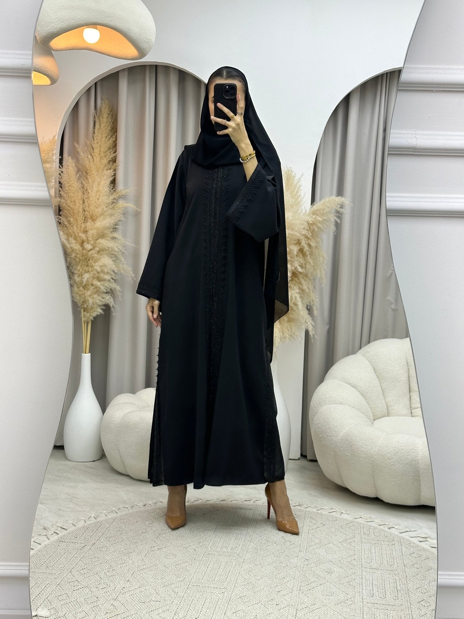 C 0025 Black Eid Abaya