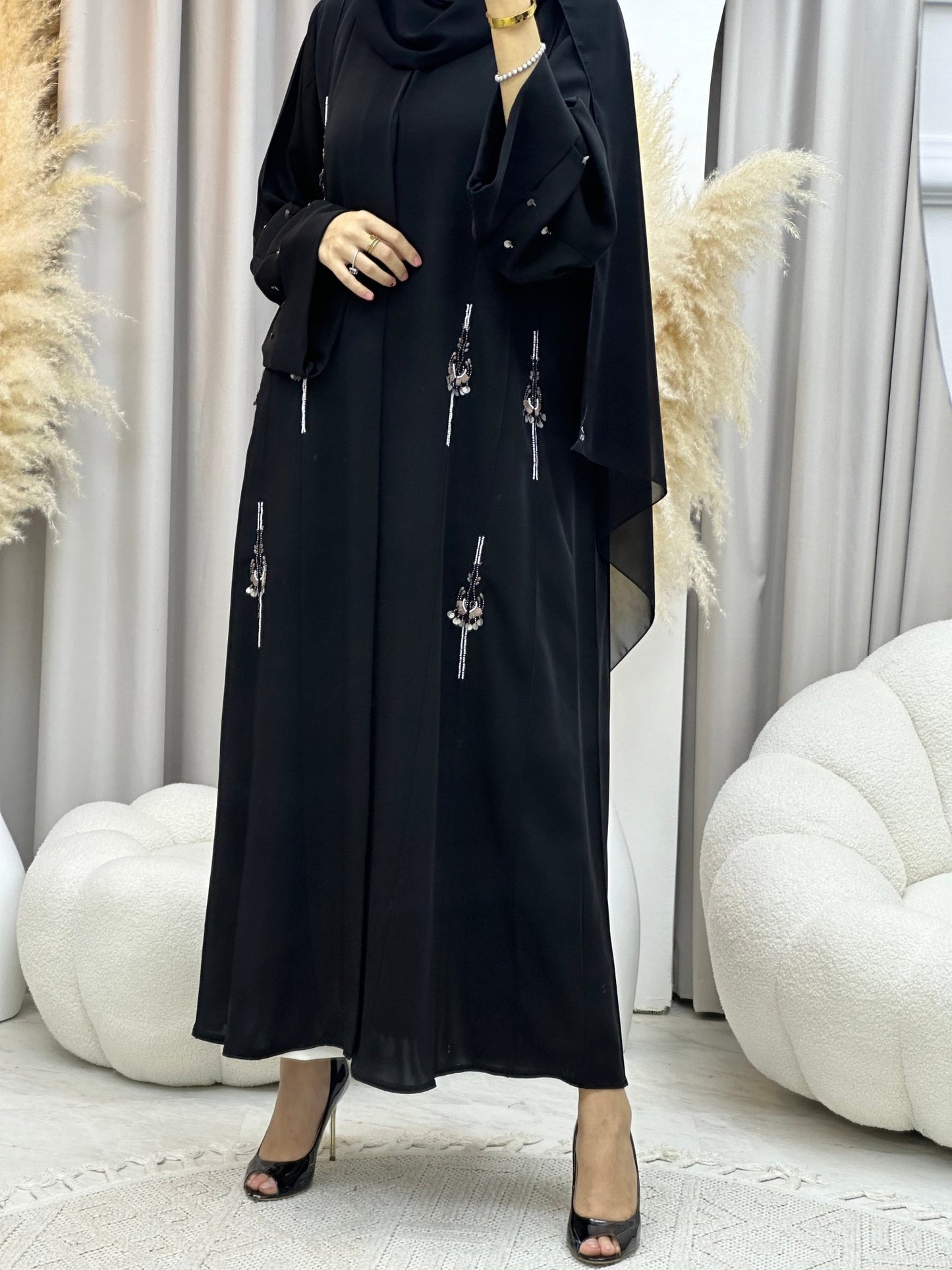 C 0026 Black Eid Abaya