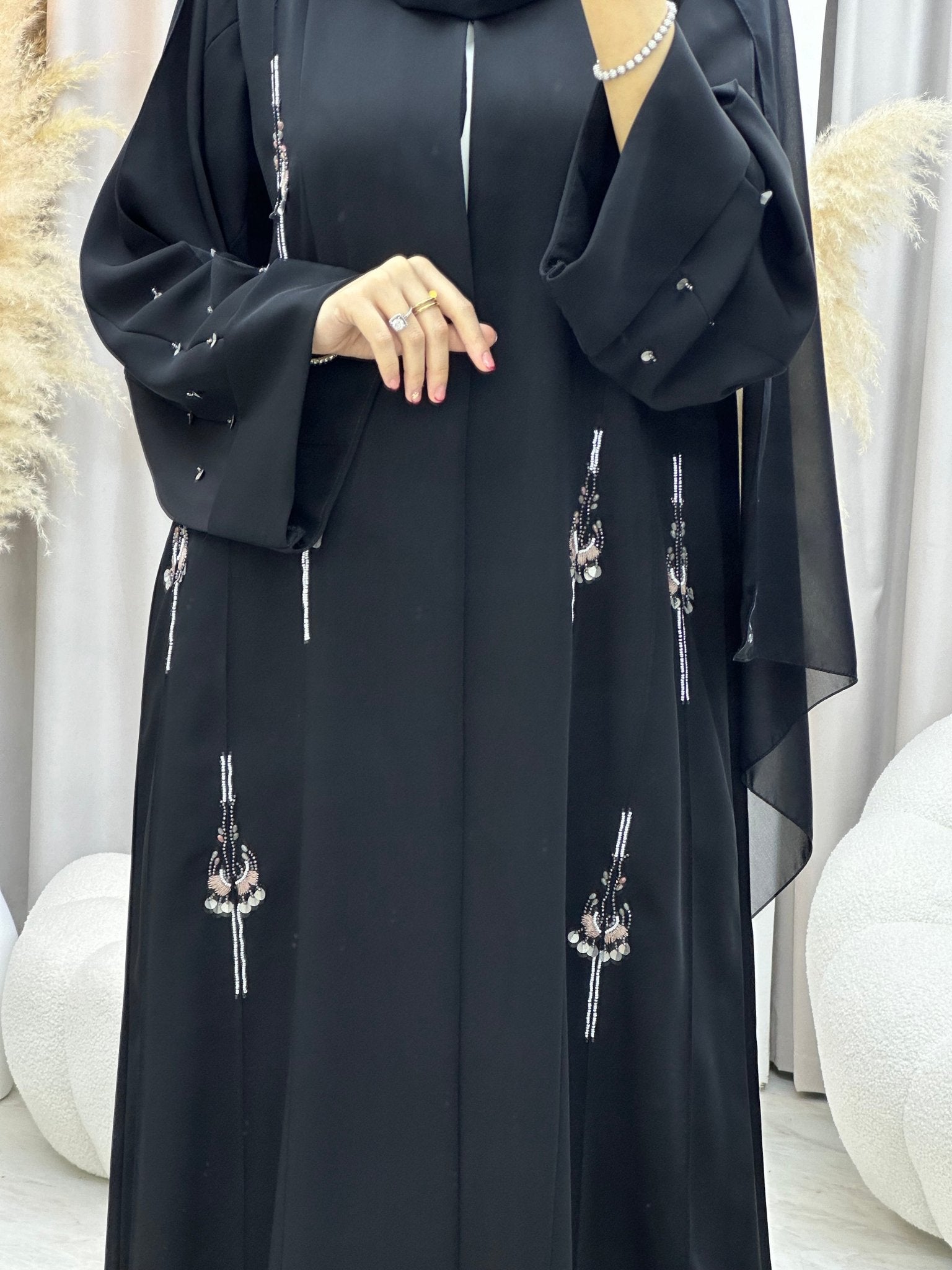 C 0026 Black Eid Abaya