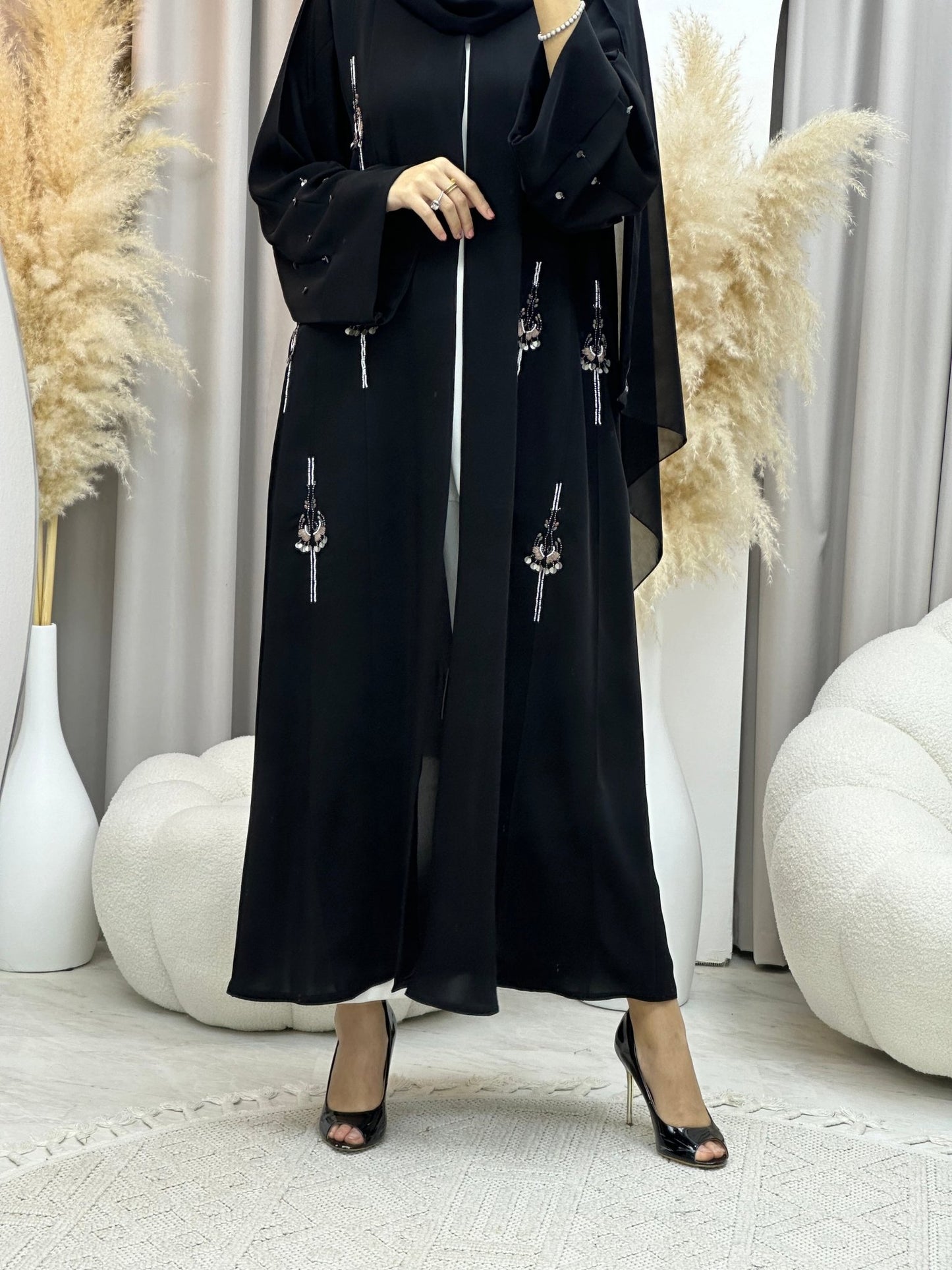 C 0026 Black Eid Abaya