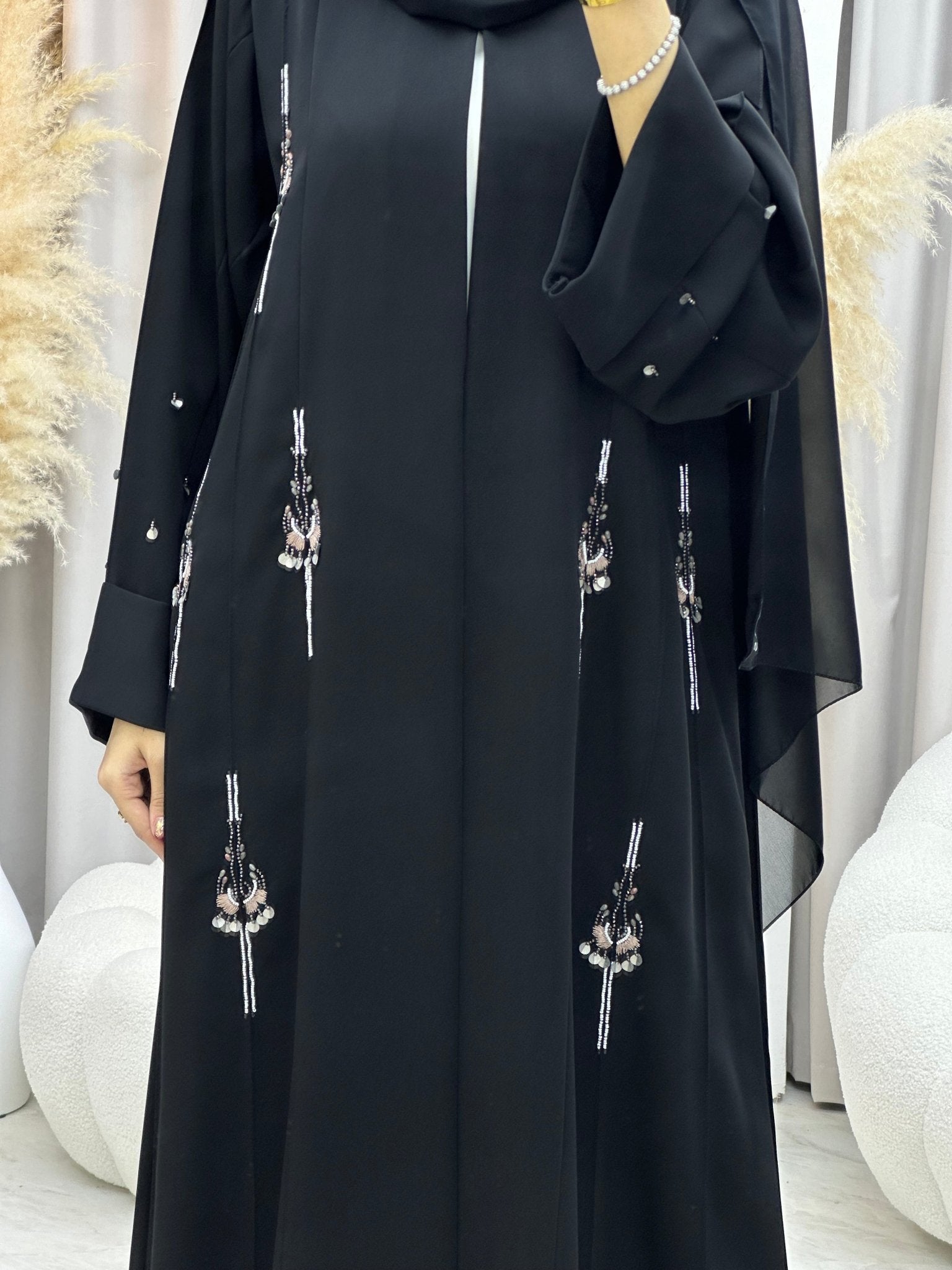 C 0026 Black Eid Abaya