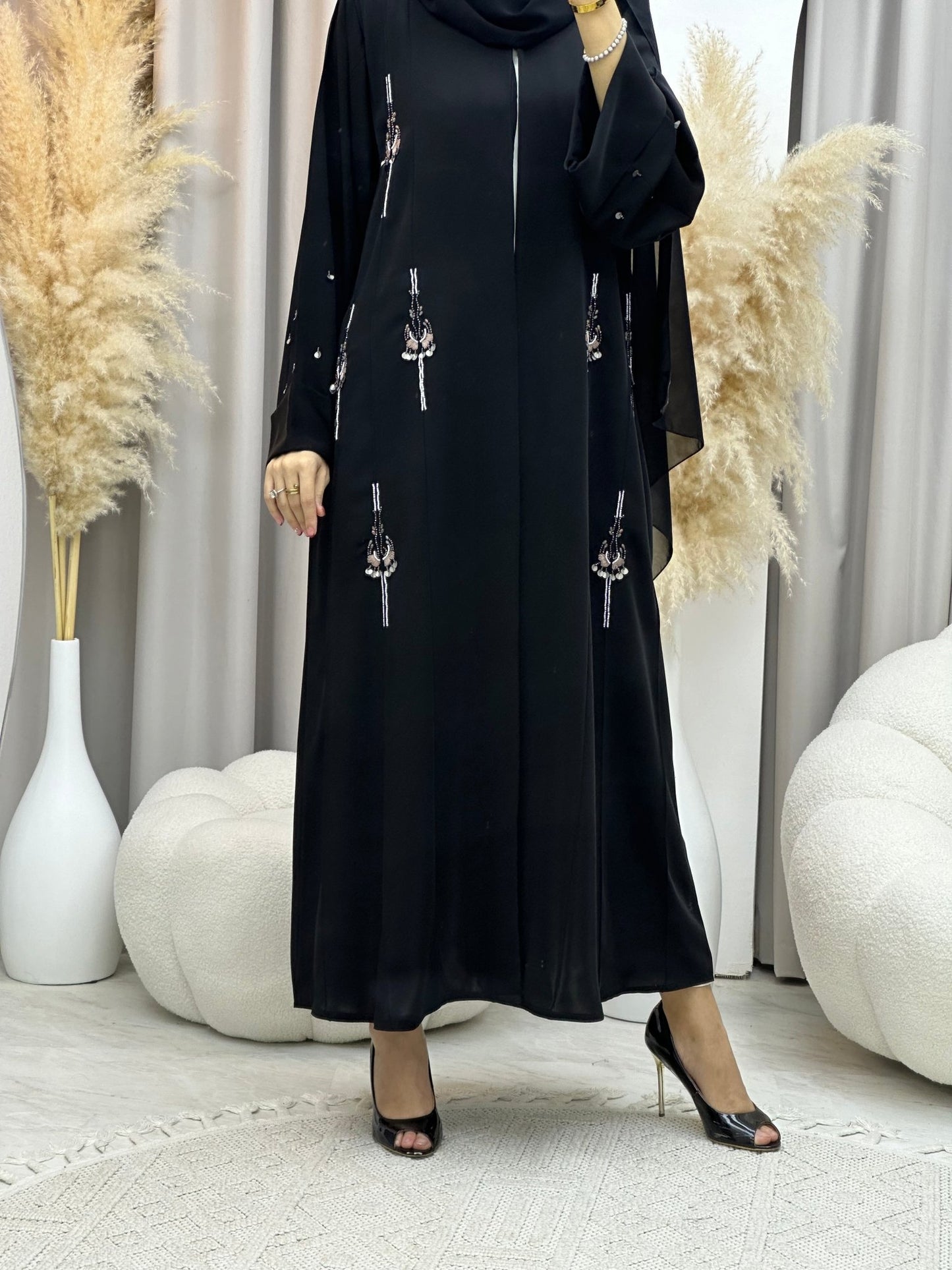 C 0026 Black Eid Abaya