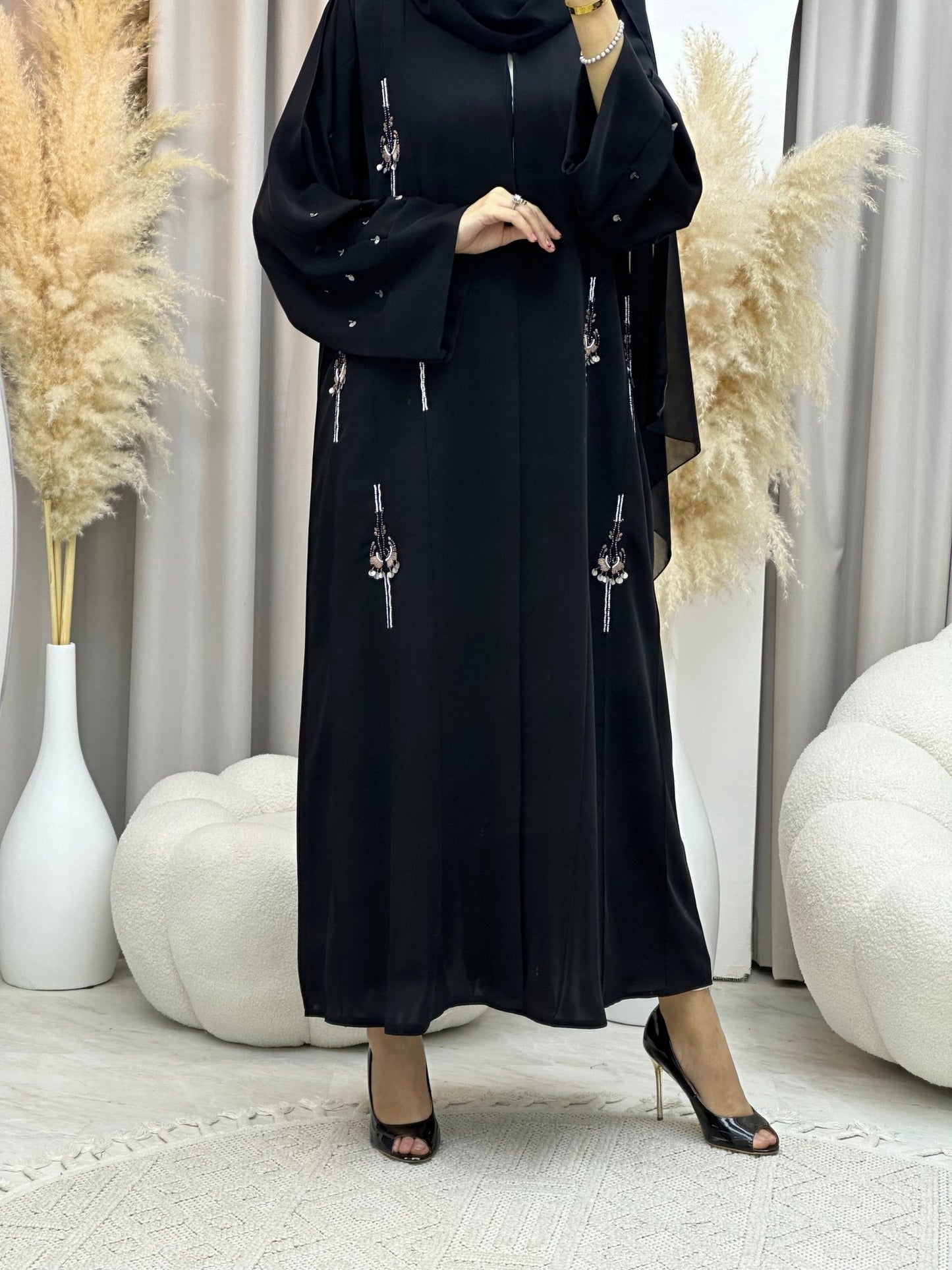 C 0026 Black Eid Abaya