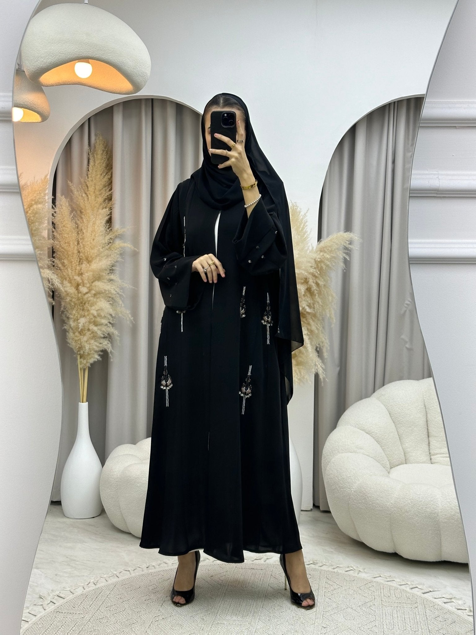 C 0026 Black Eid Abaya