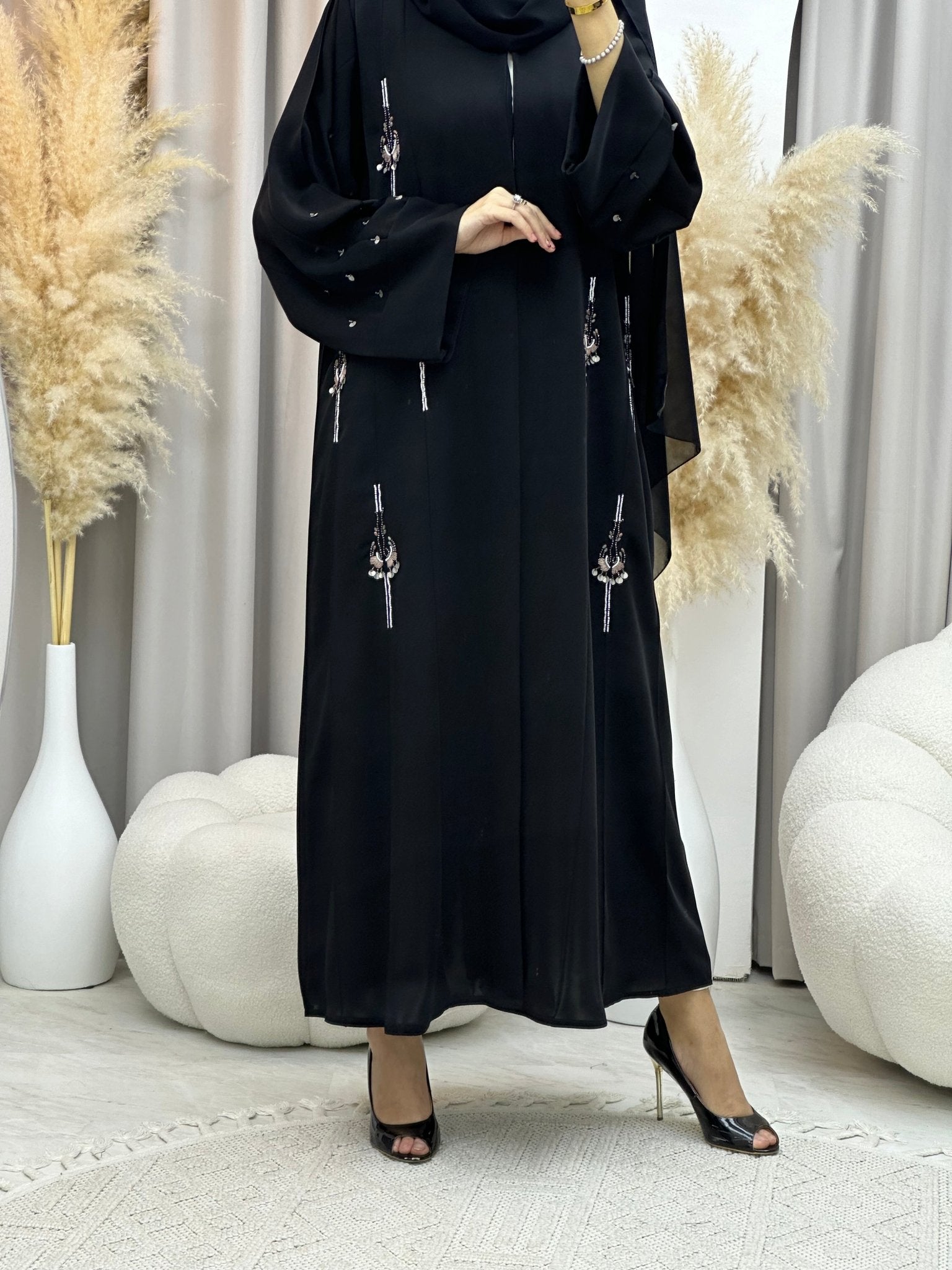 C 0026 RTW Black Eid Abaya