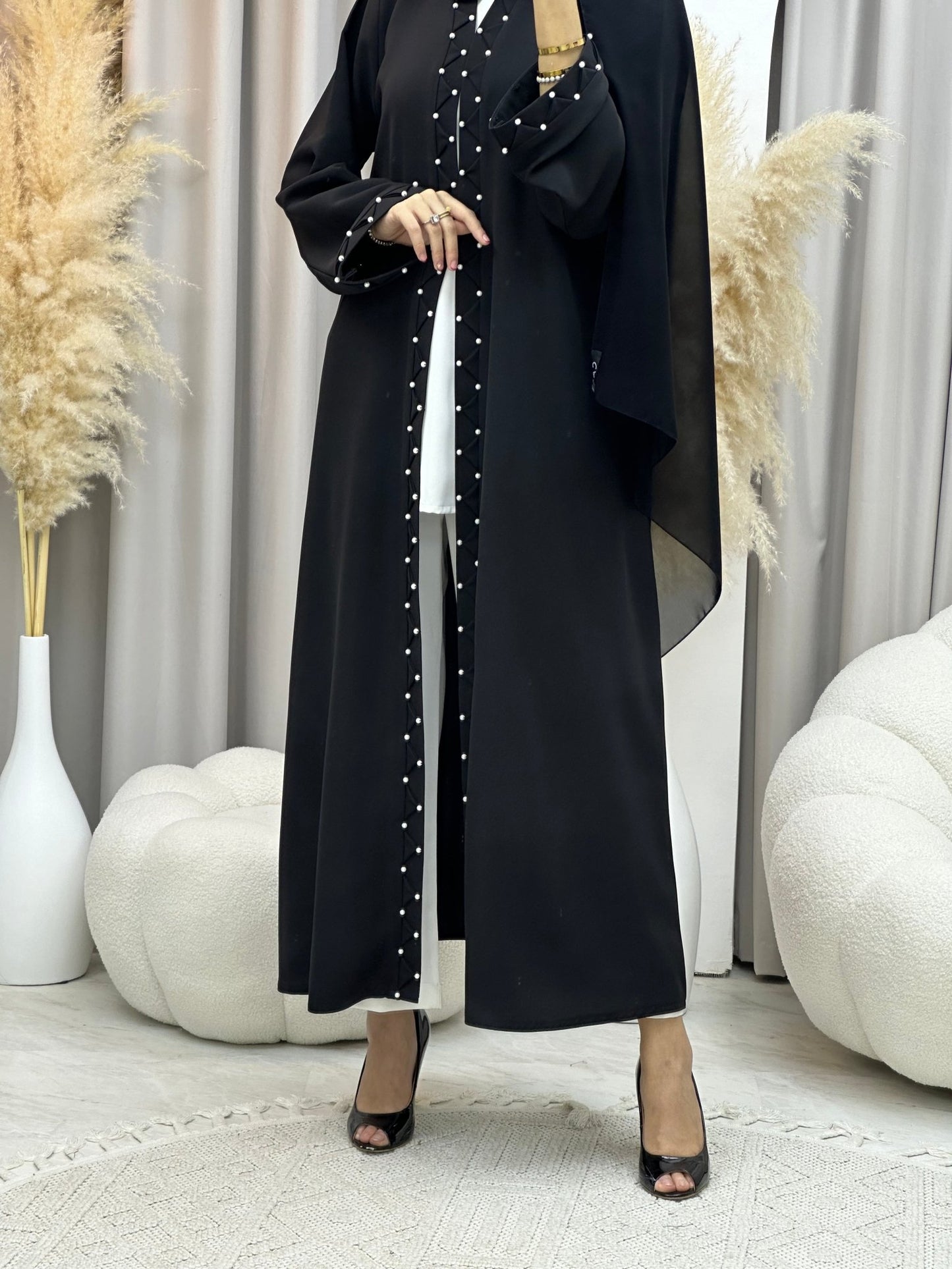 C 0027 Black Eid Abaya