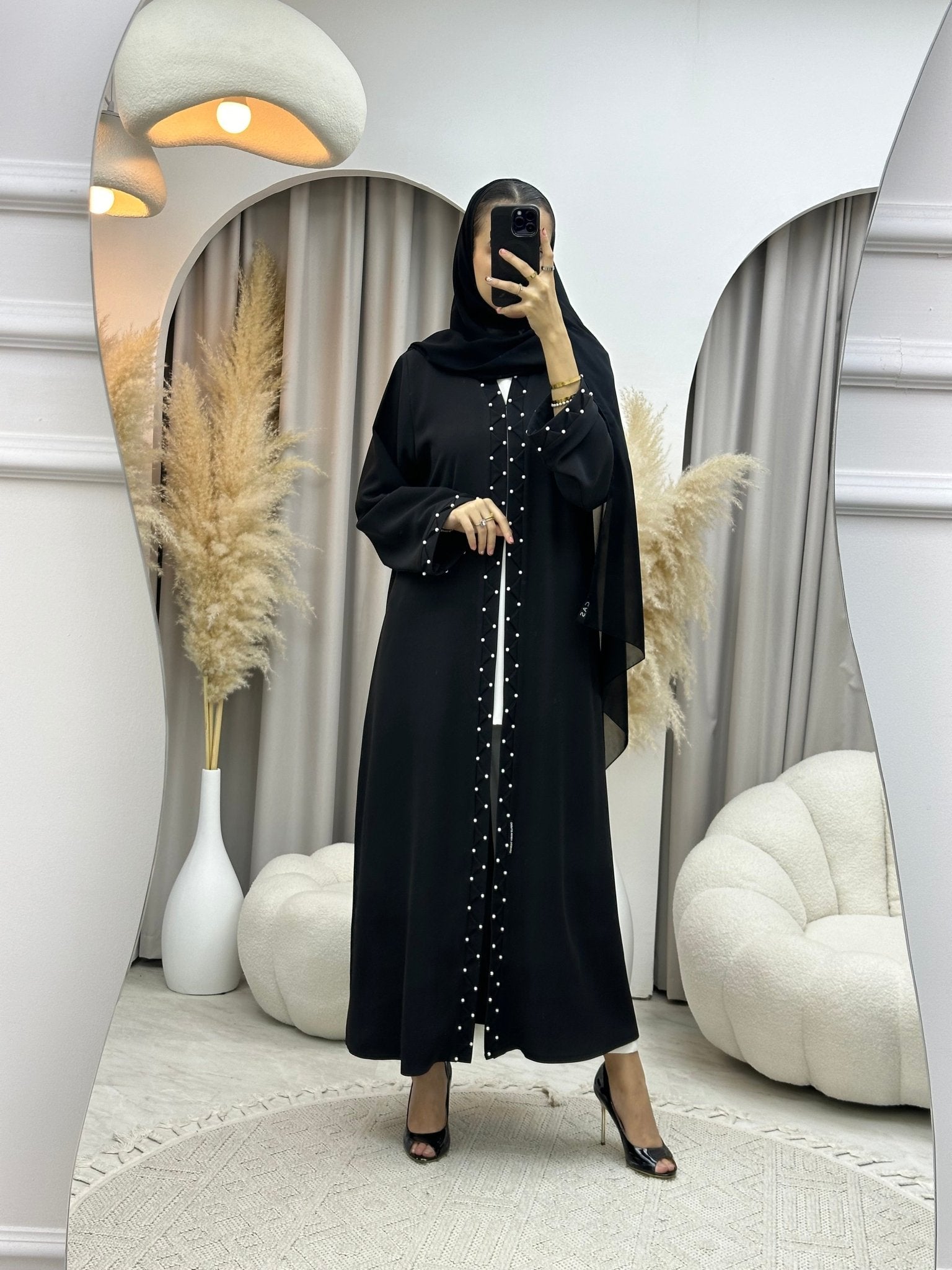 C 0027 Black Eid Abaya