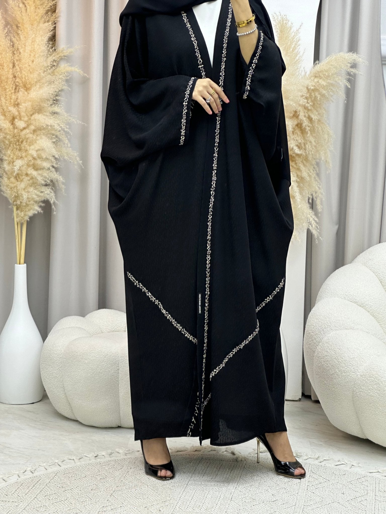 C 0028 Black Eid Abaya