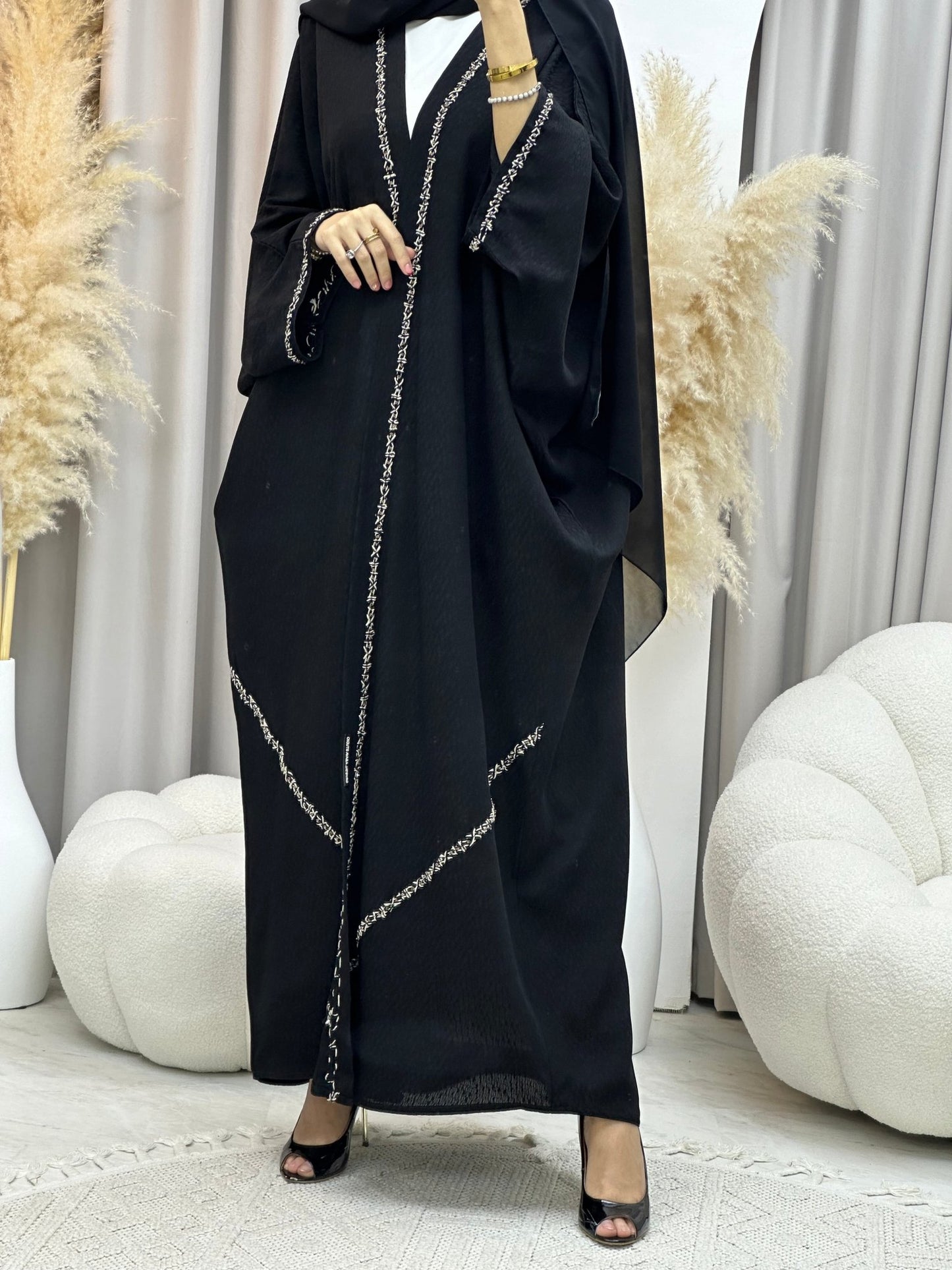 C 0028 Black Eid Abaya