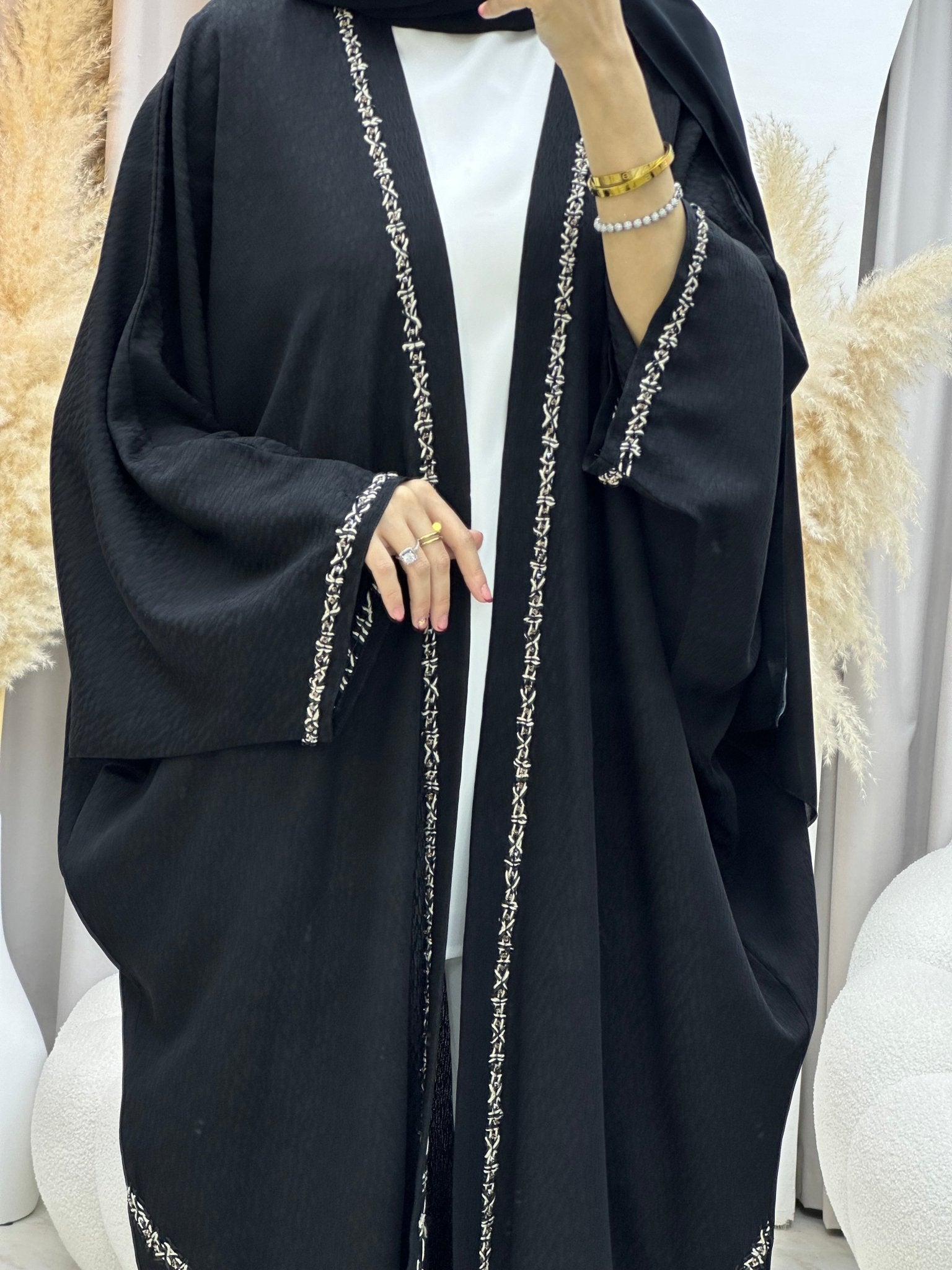 C 0028 Black Eid Abaya