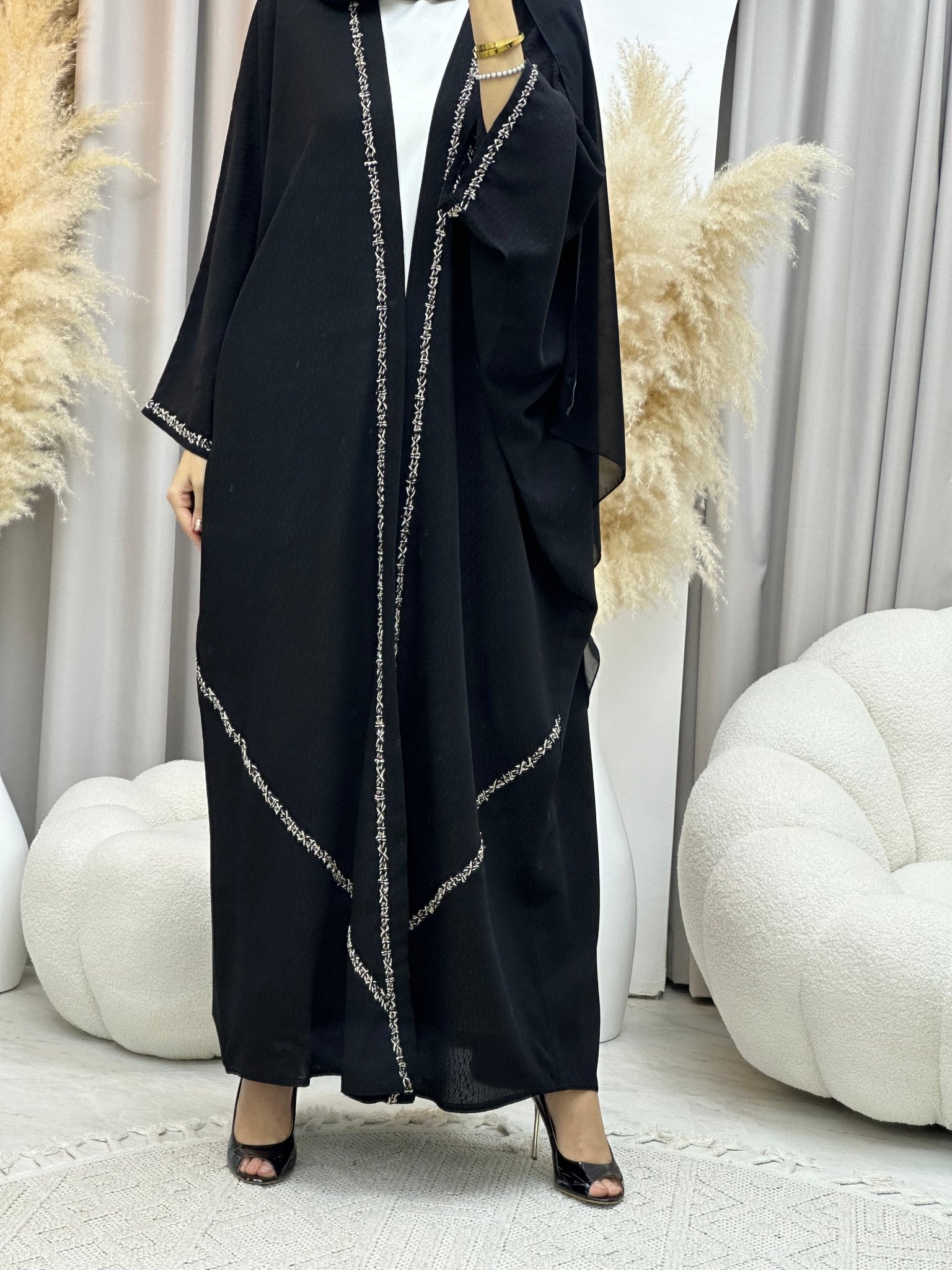 C 0028 Black Eid Abaya