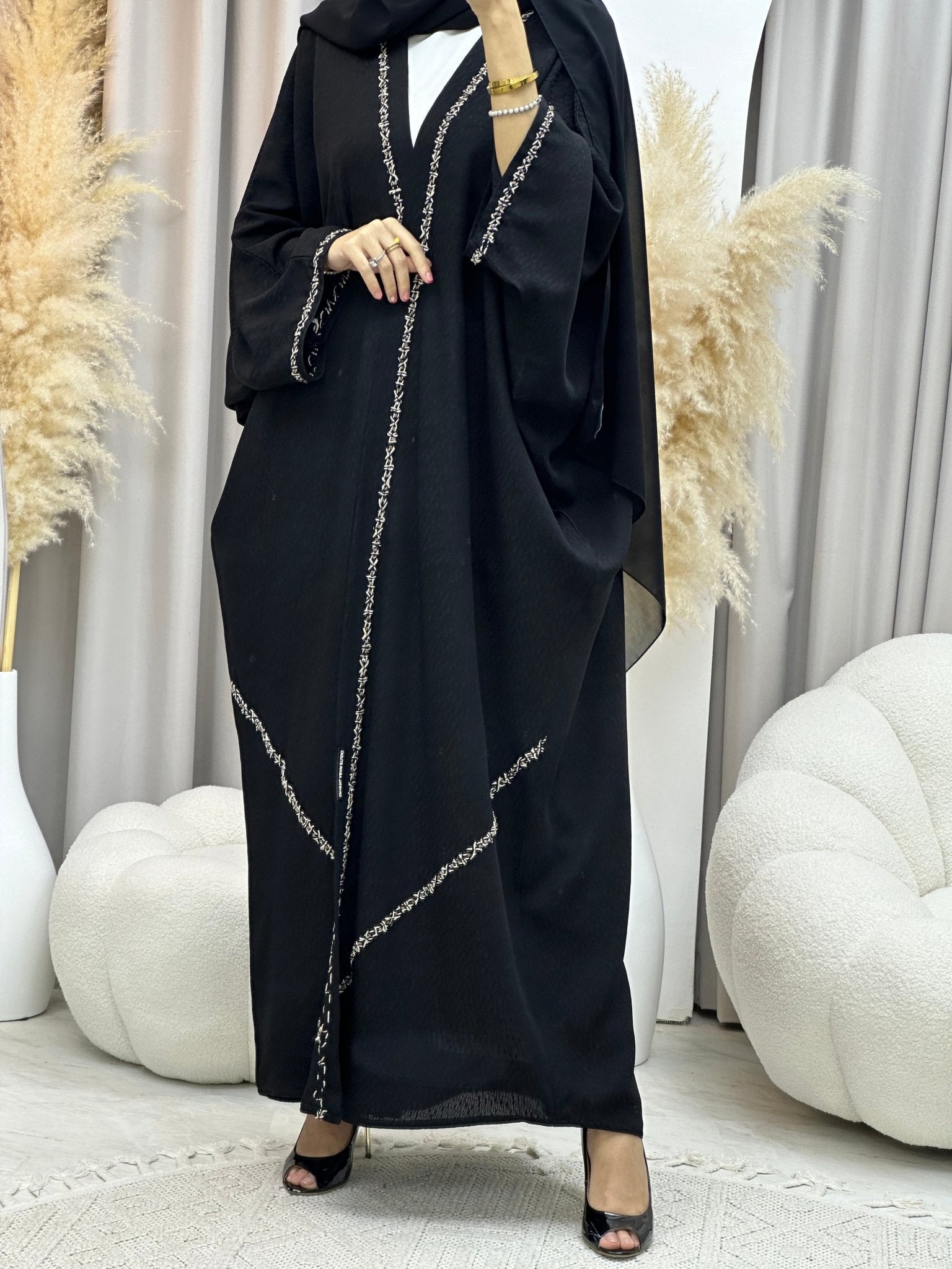 C 0028 Black Eid Abaya