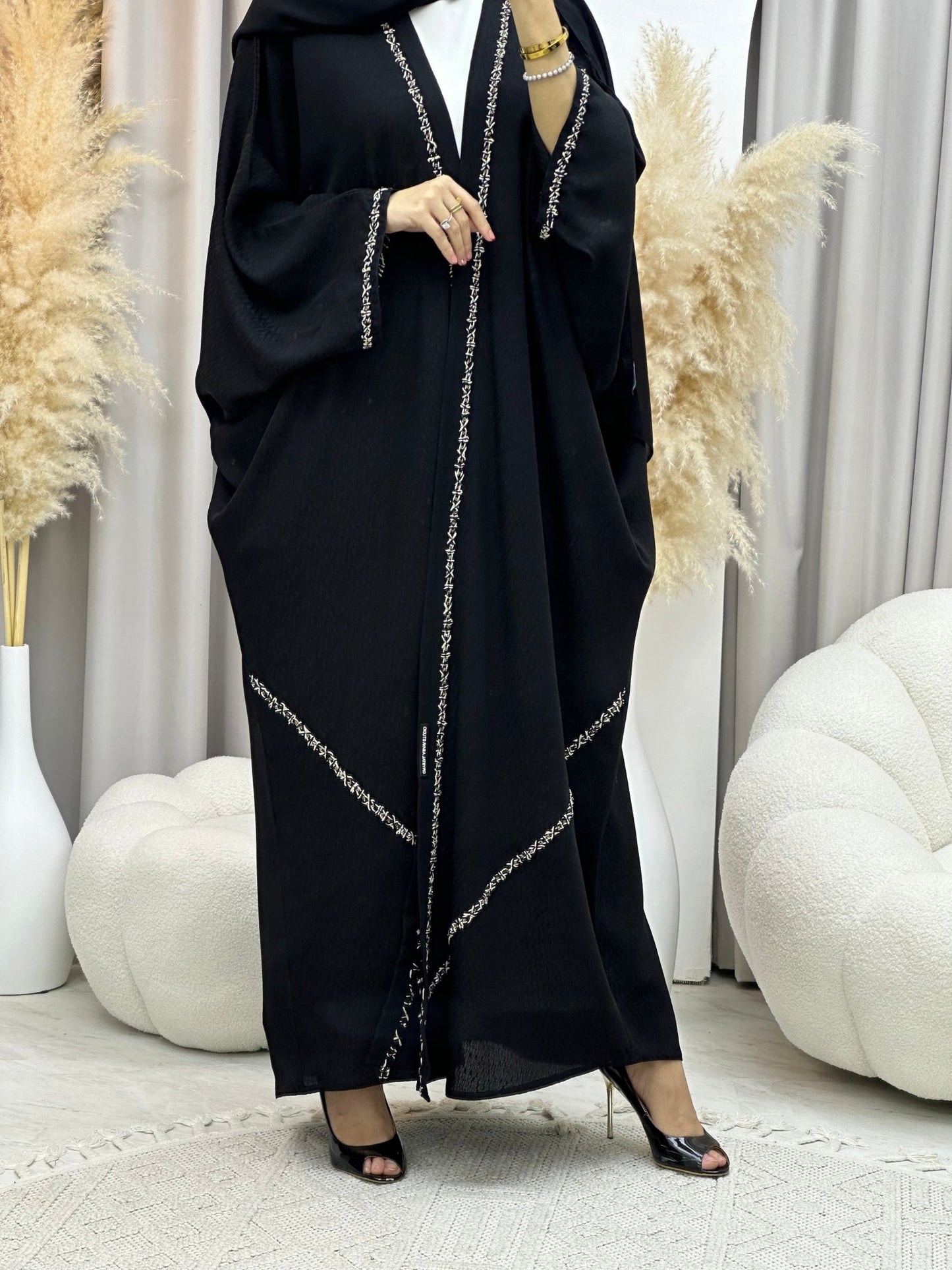 C 0028 Black Eid Abaya