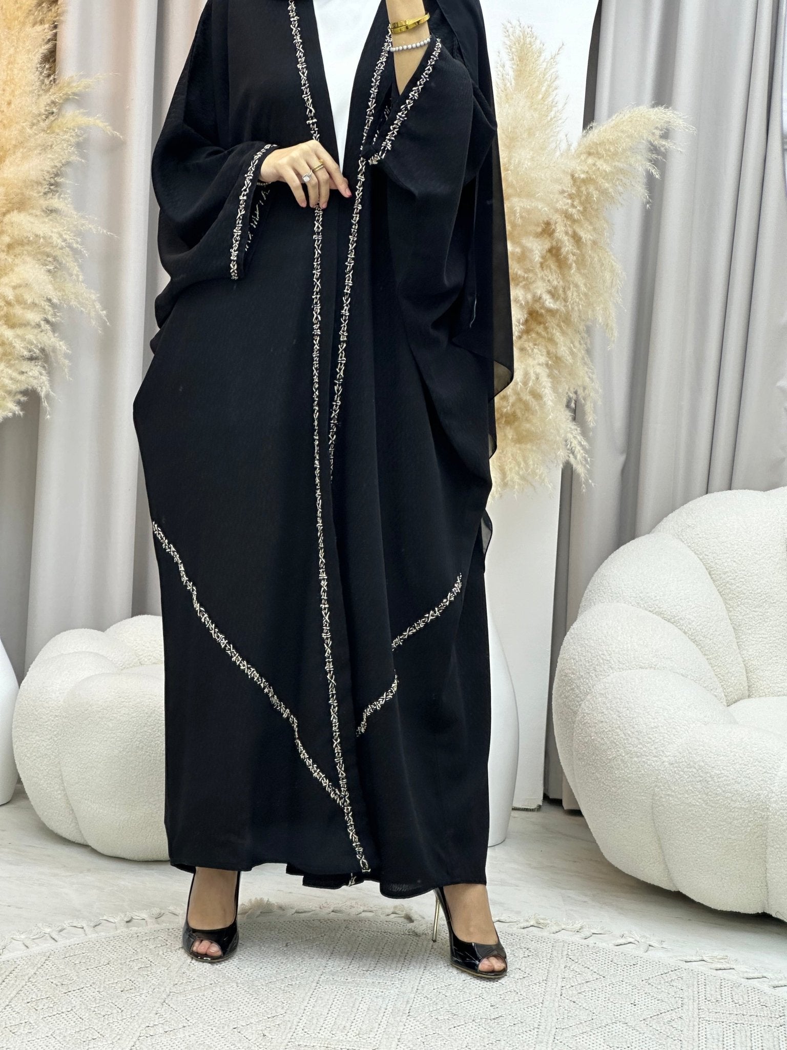 C 0028 Black Eid Abaya