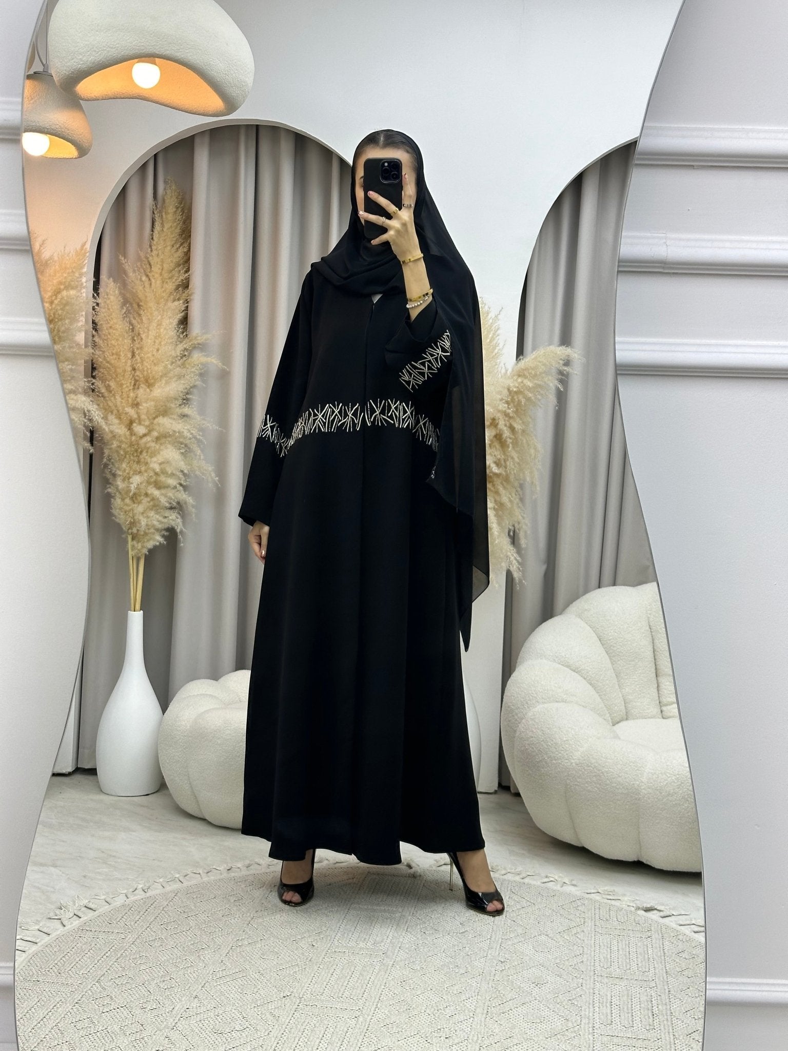 C 0029 Black Eid Abaya