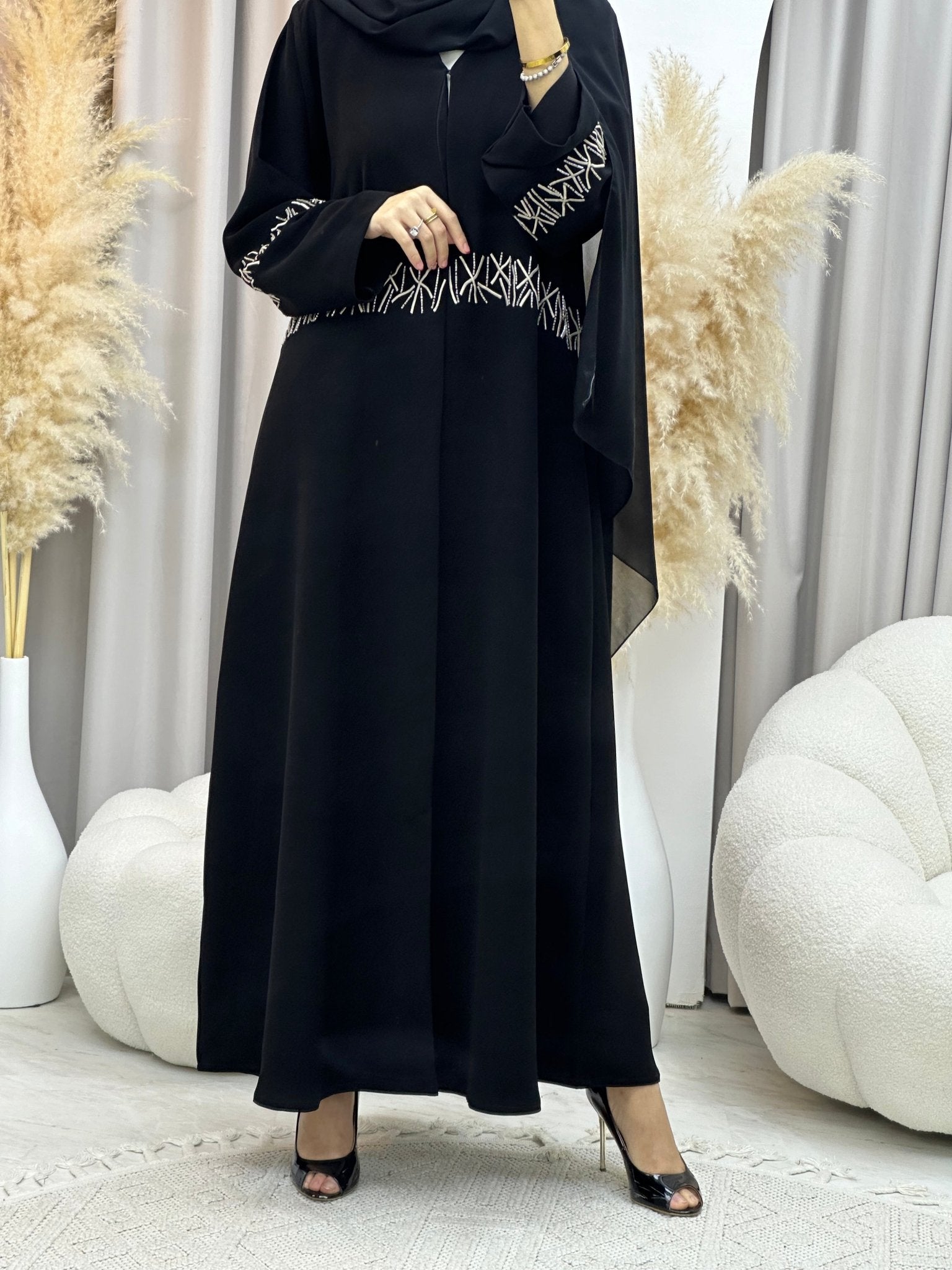 C 0029 Black Eid Abaya