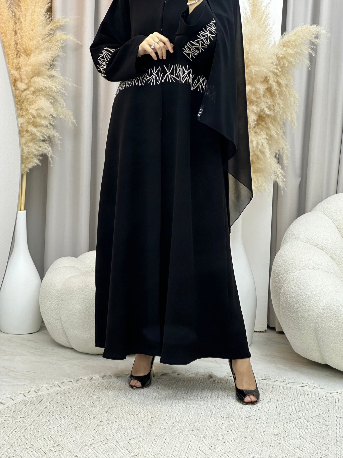 C 0029 Black Eid Abaya