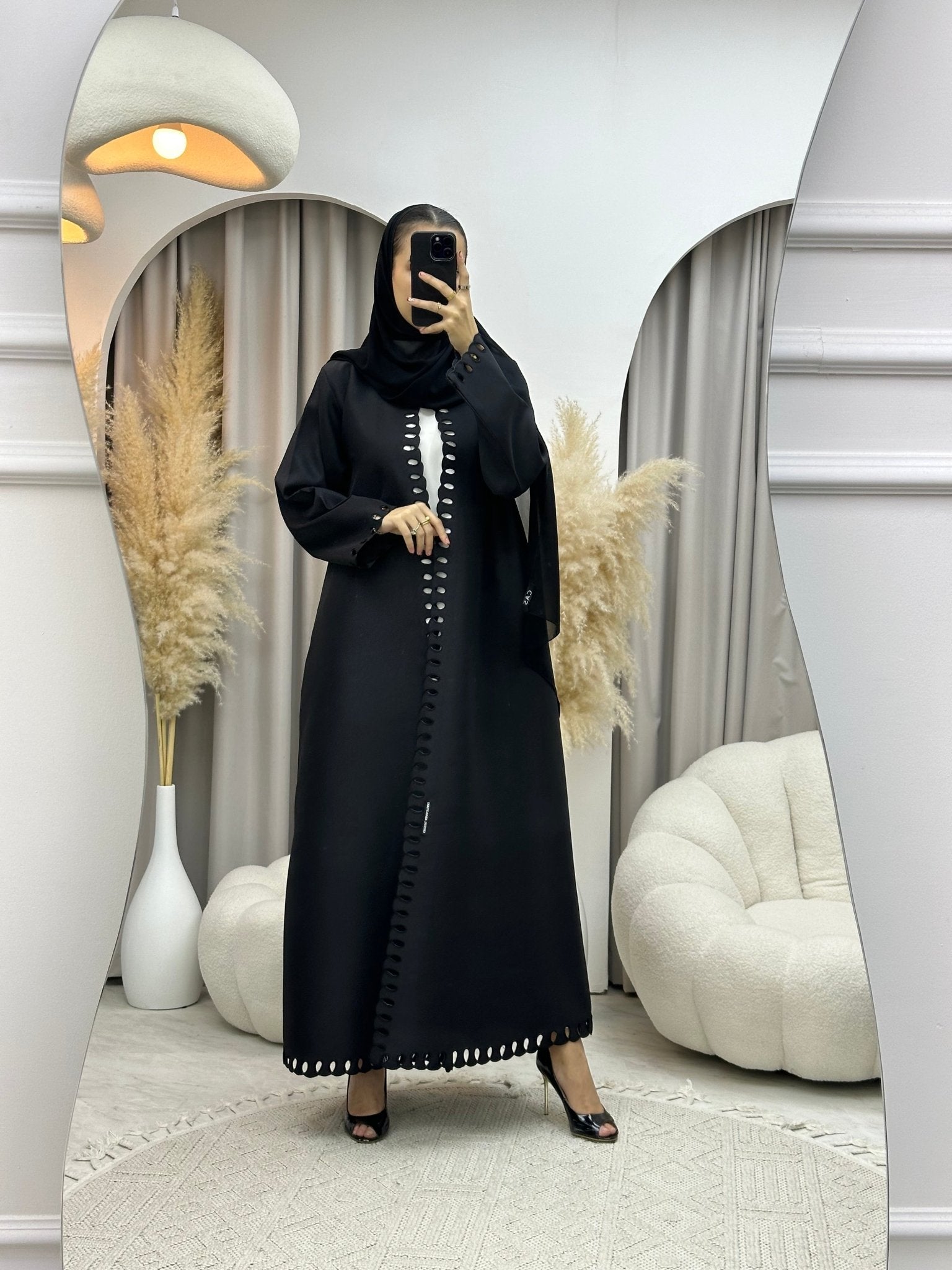 C 0030 Black Eid Abaya