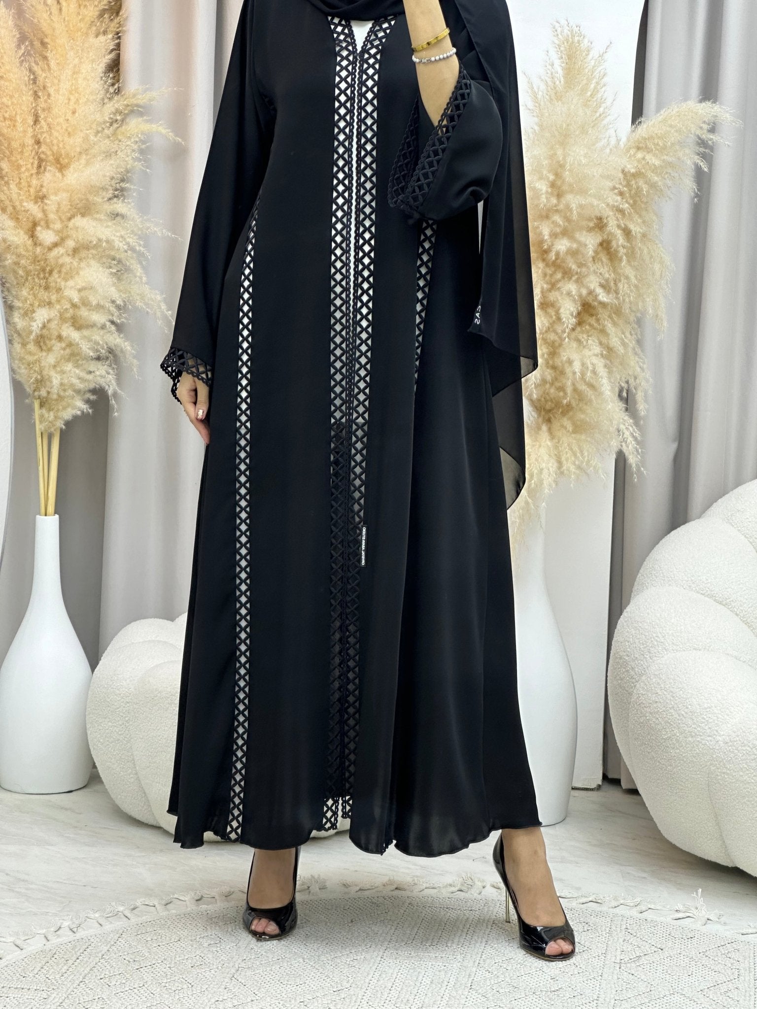 C 0034 Black Eid Abaya