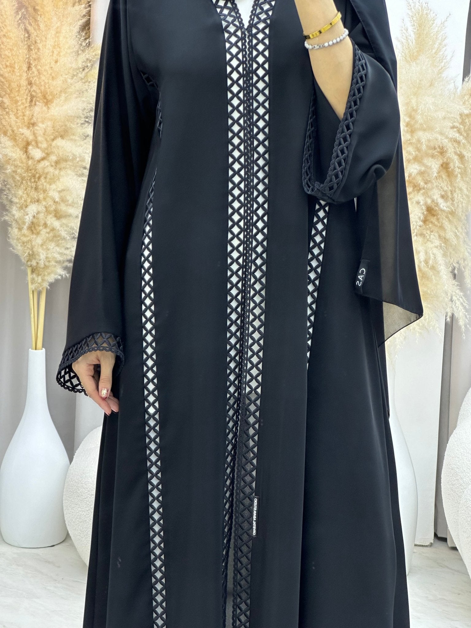 C 0034 Black Eid Abaya