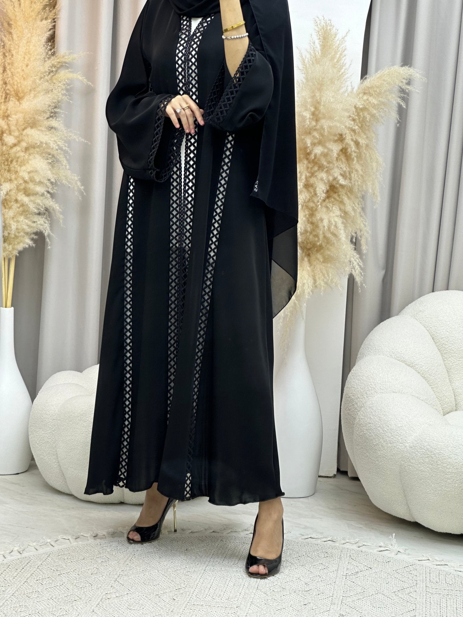 C 0034 Black Eid Abaya