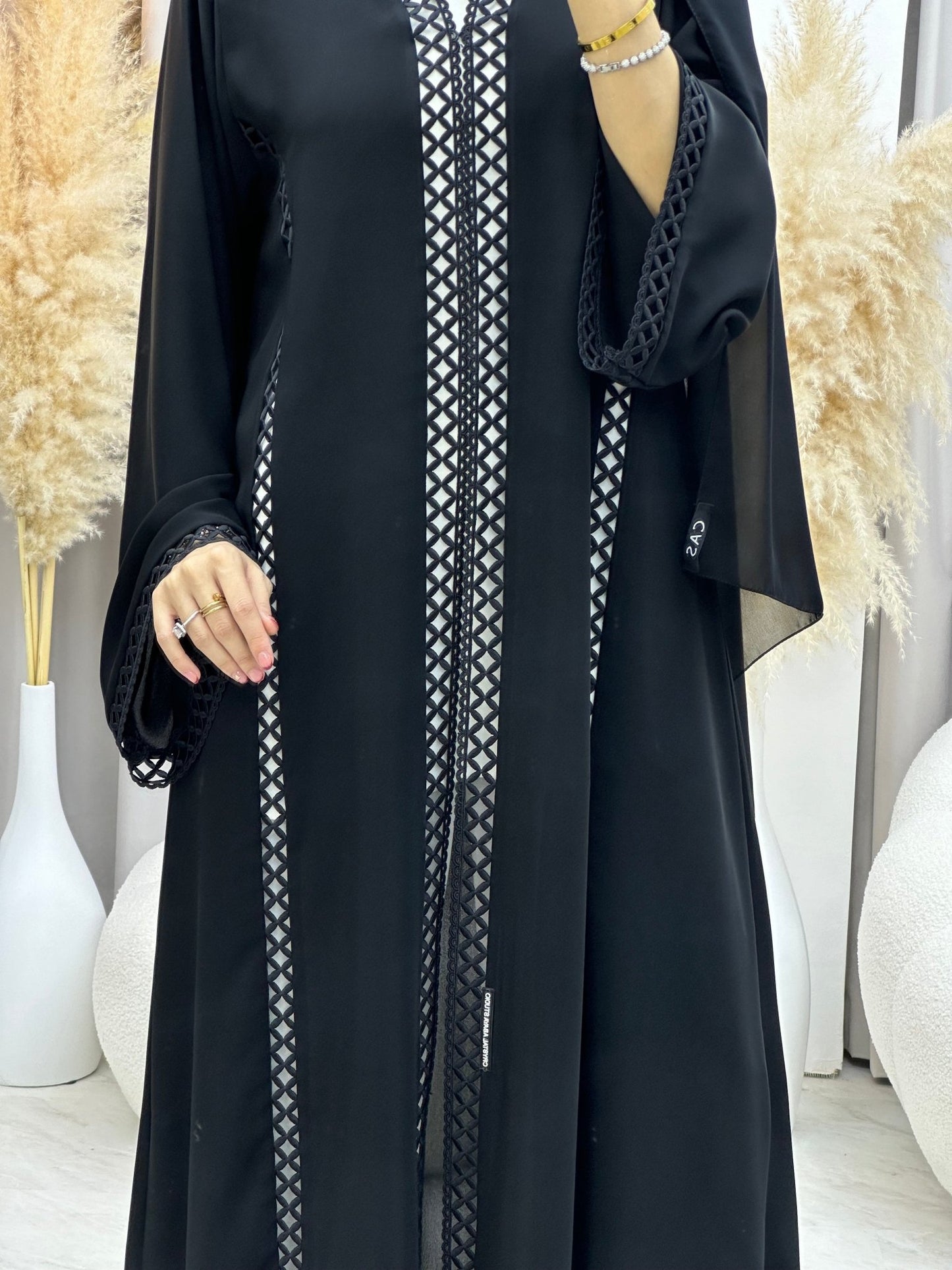 C 0034 Black Eid Abaya