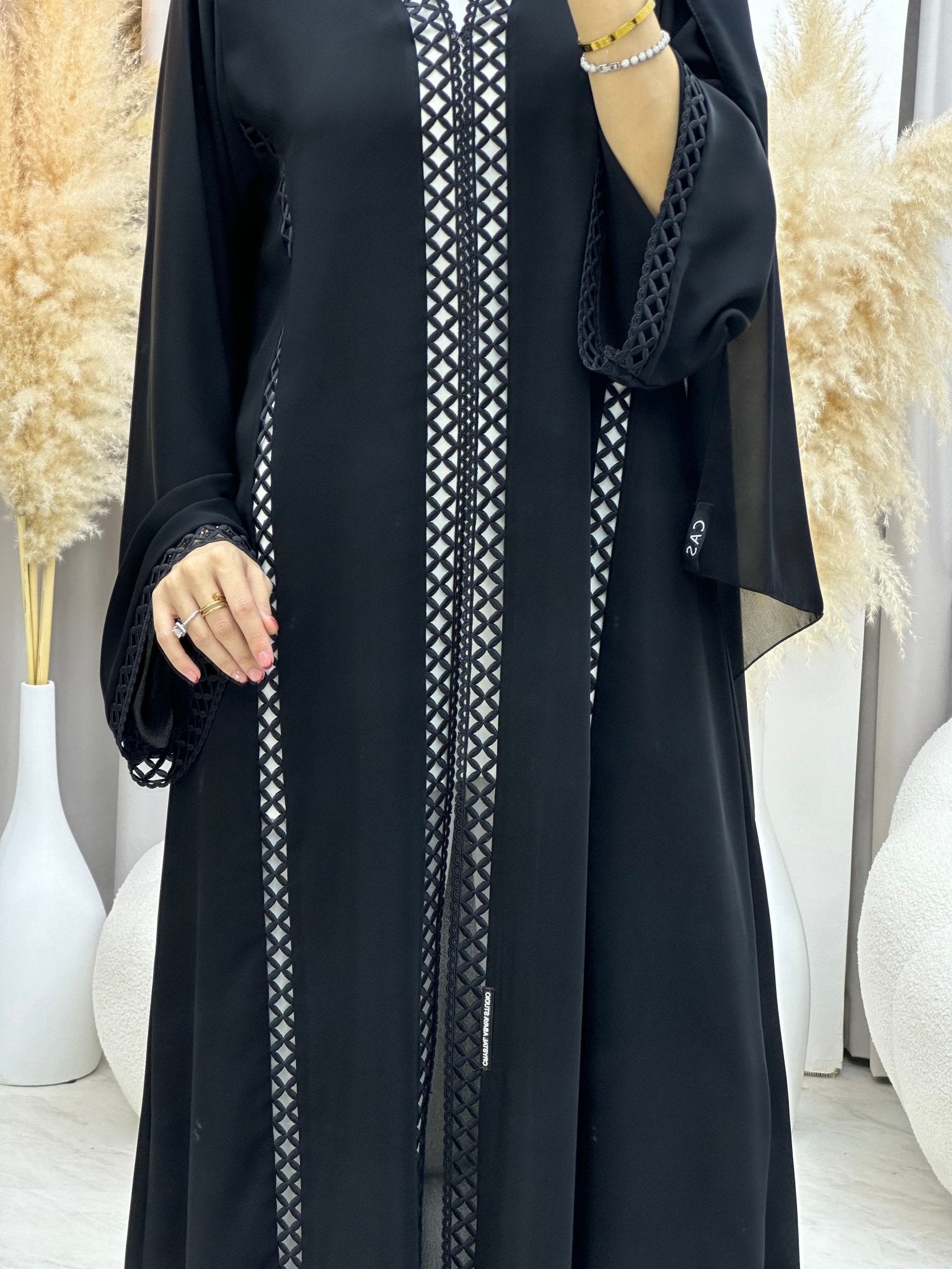 C 0034 RTW Black Eid Abaya