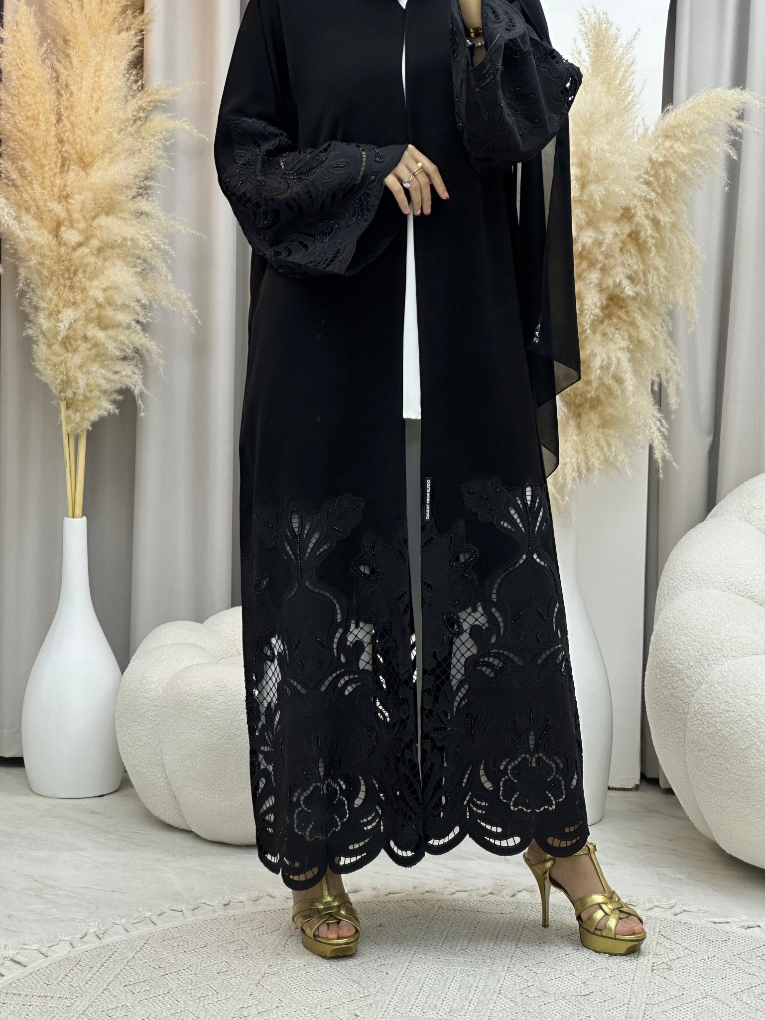 C 0036 Black Eid Abaya