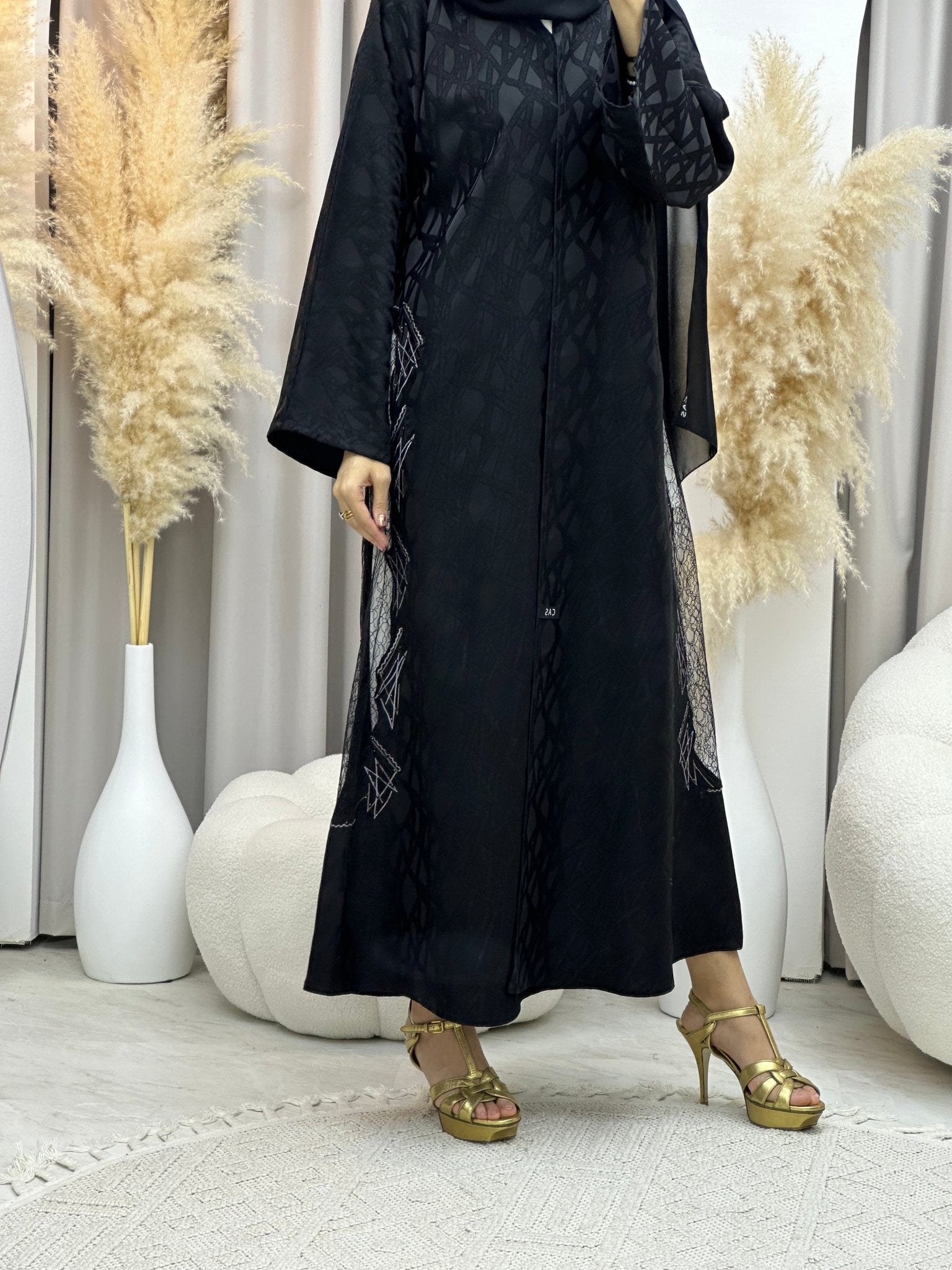 C 0037 Black Eid Abaya