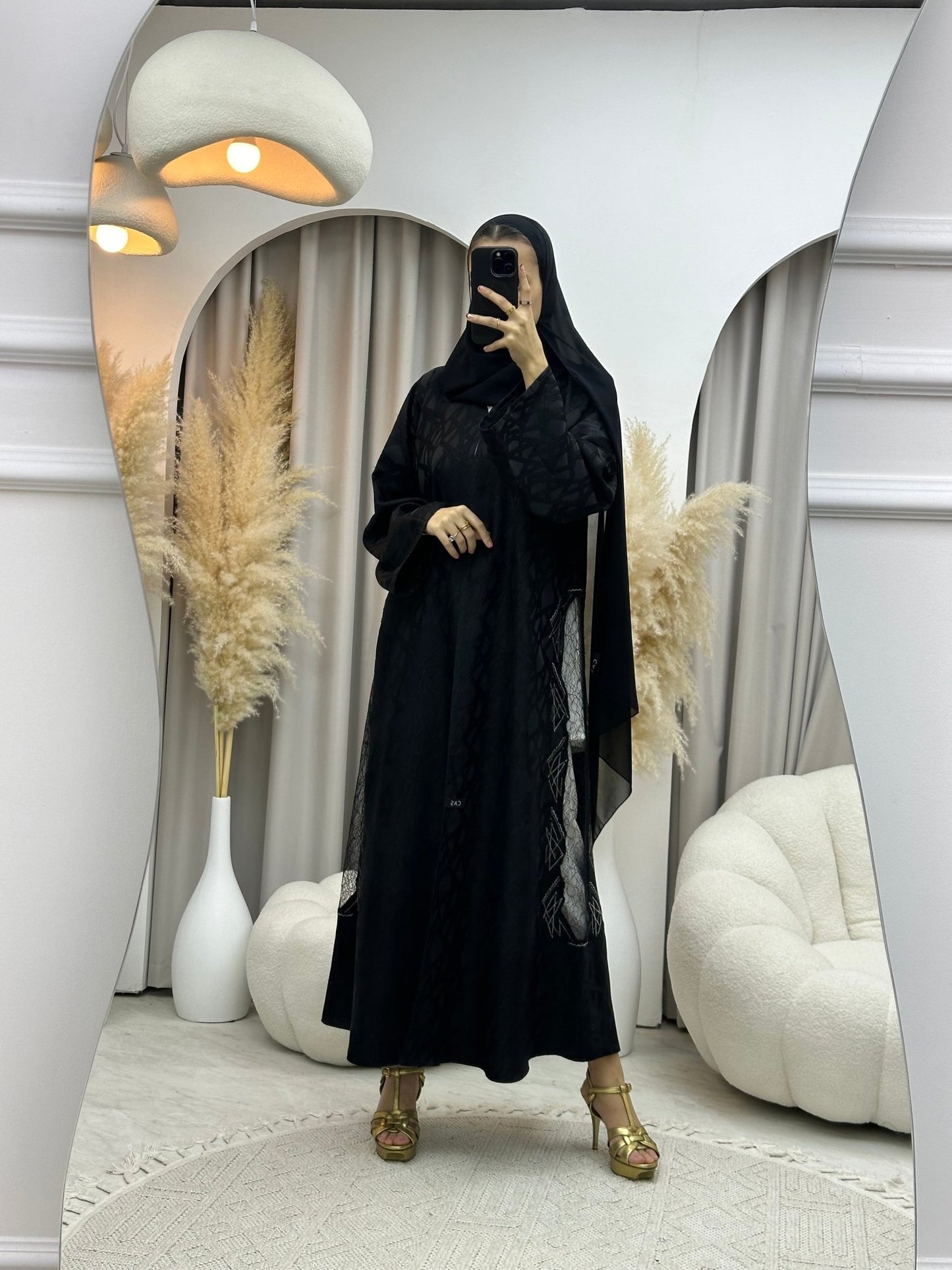 C 0037 Black Eid Abaya