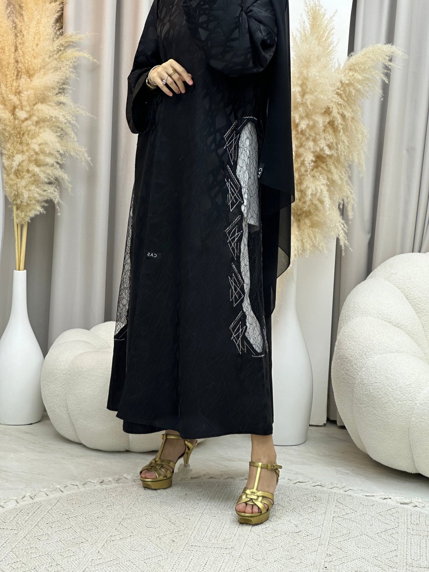 C 0037 Black Eid Abaya